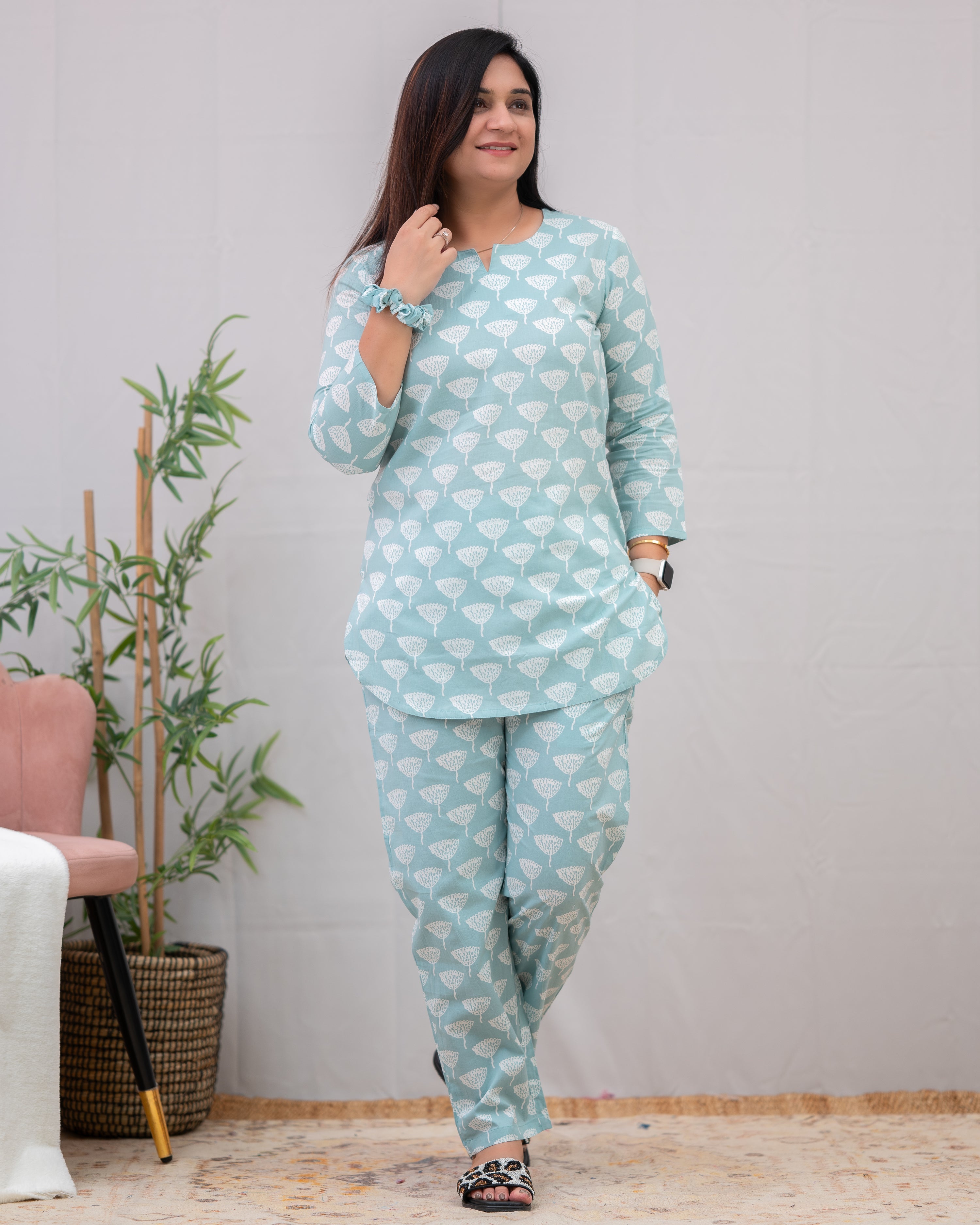 Rubal Printed Cotton Coord Set - The Jaipur Studio