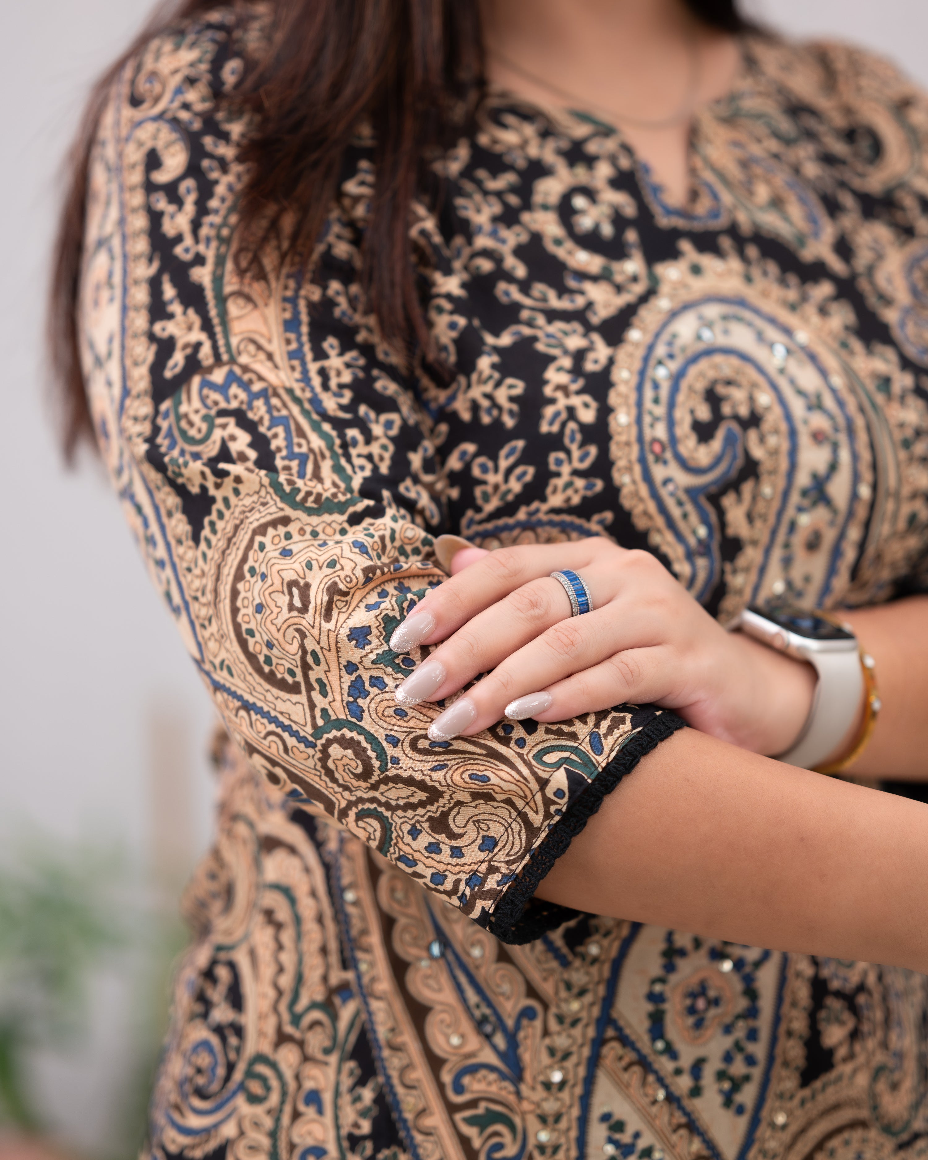 Kalamkari Embroidered Cotton Coord Set - The Jaipur Studio