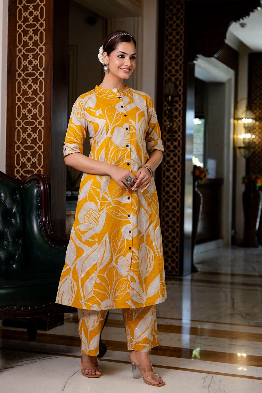 Premium Cotton Silk Casual Coord Set - The Jaipur Studio