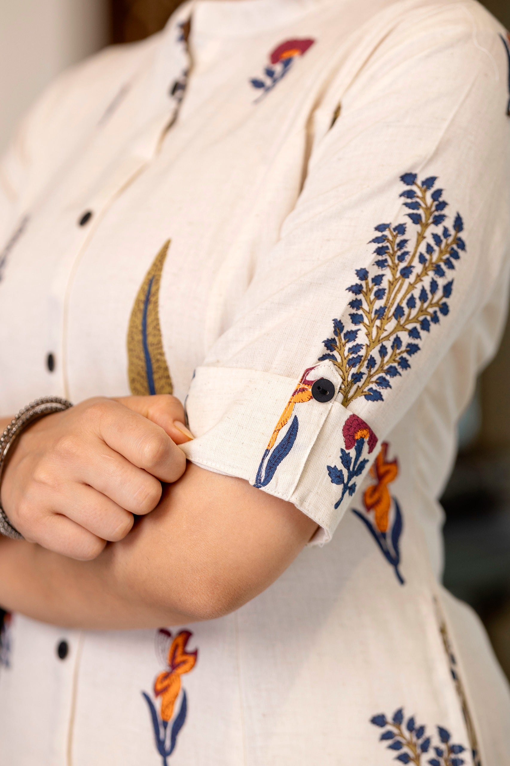 Naaz Cotton A-line Coord Set - The Jaipur Studio
