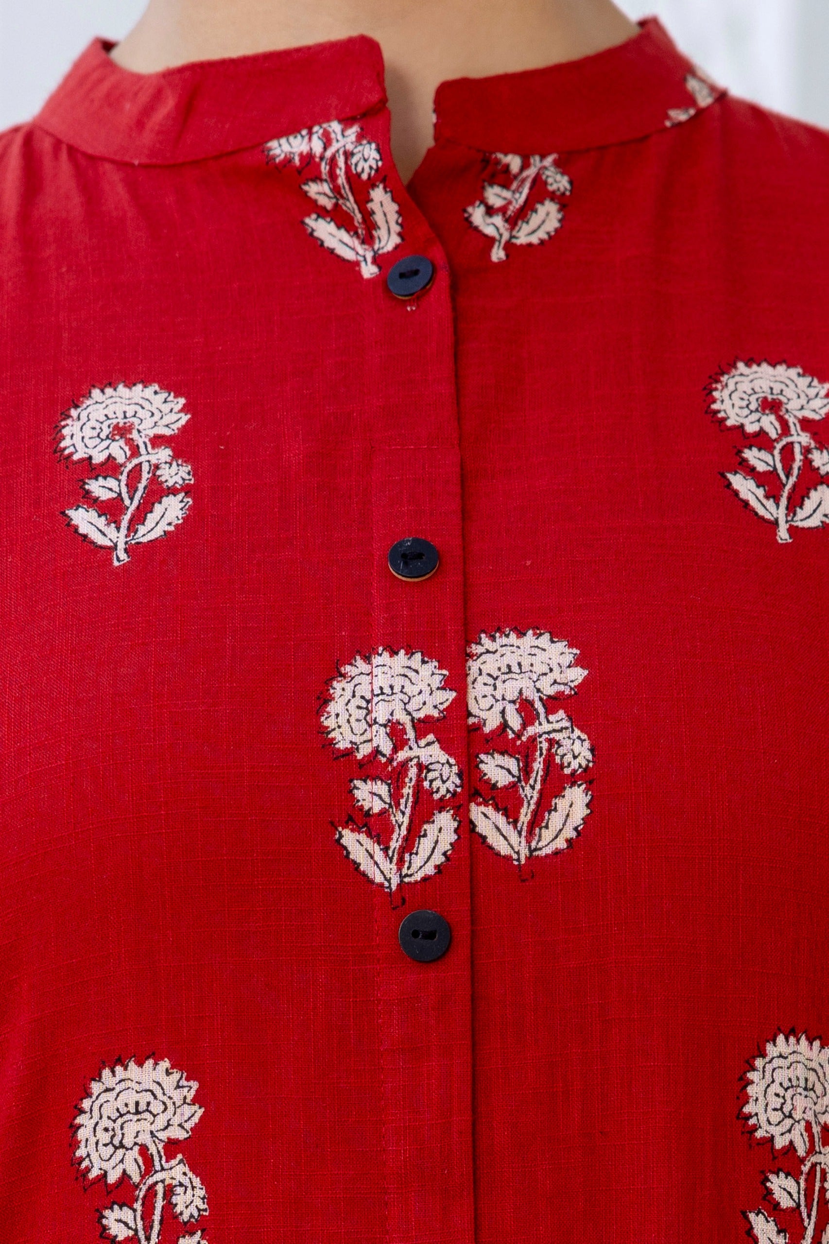 Simran Cotton A-line Coord Set - The Jaipur Studio