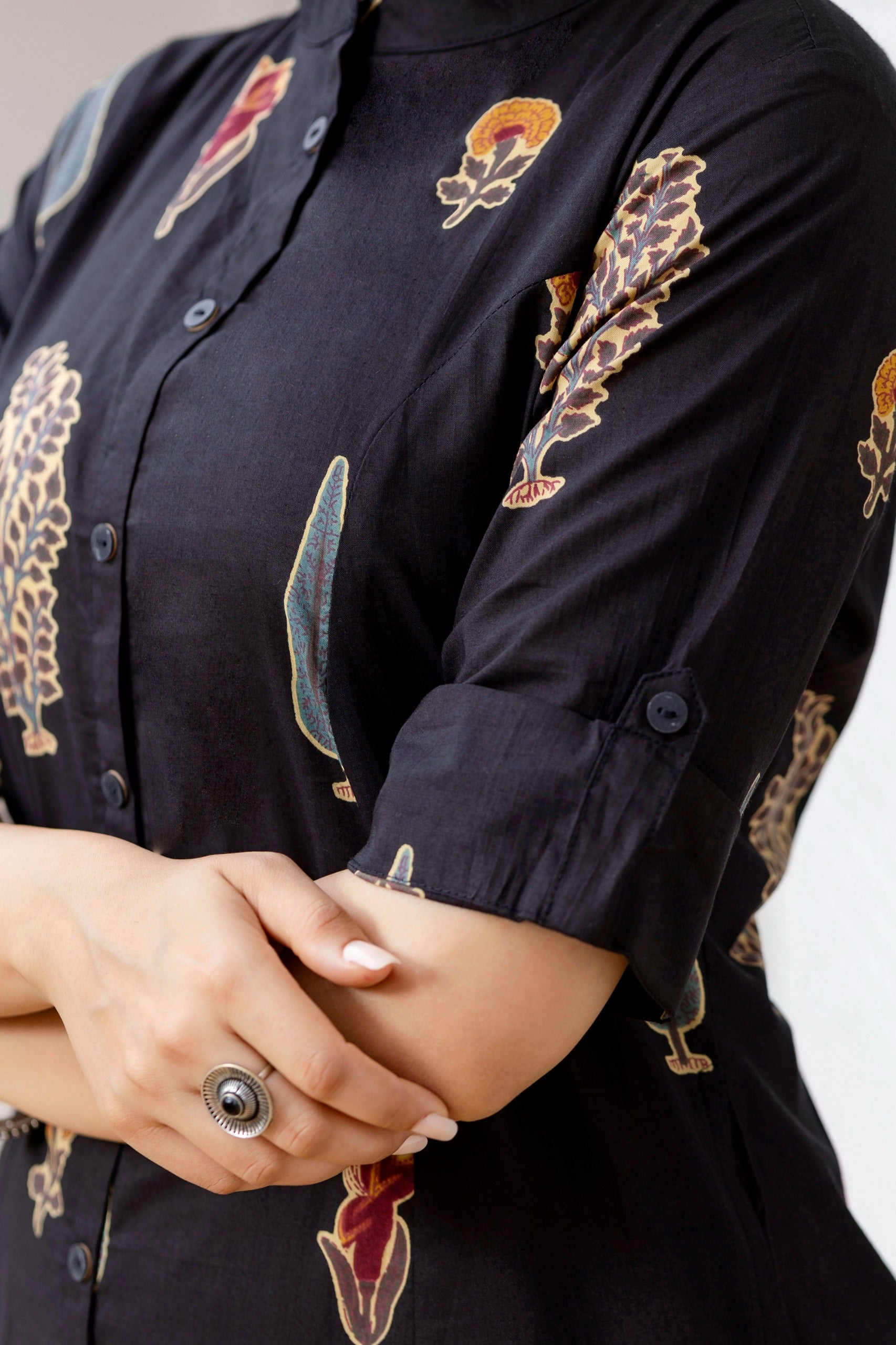 Naaz Cotton A-line Coord Set - The Jaipur Studio
