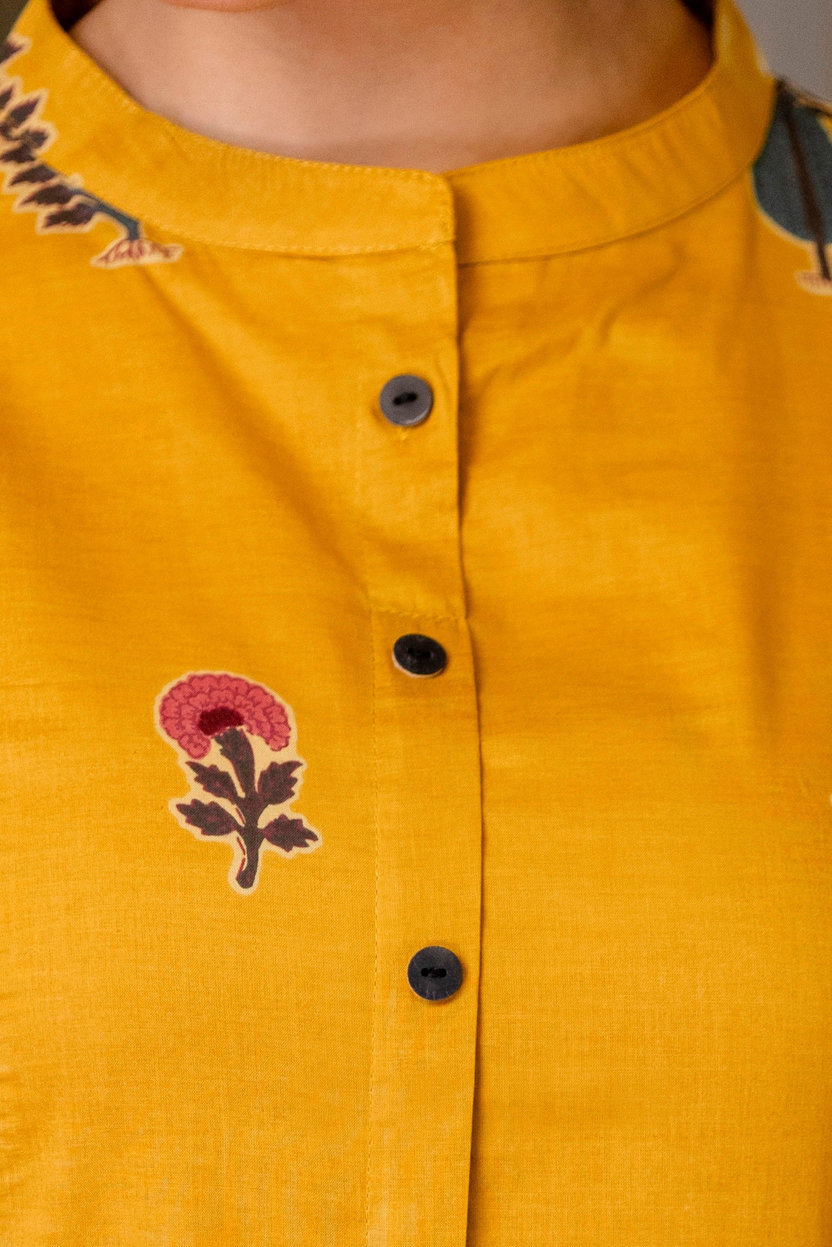 Naaz Cotton A-line Coord Set - The Jaipur Studio
