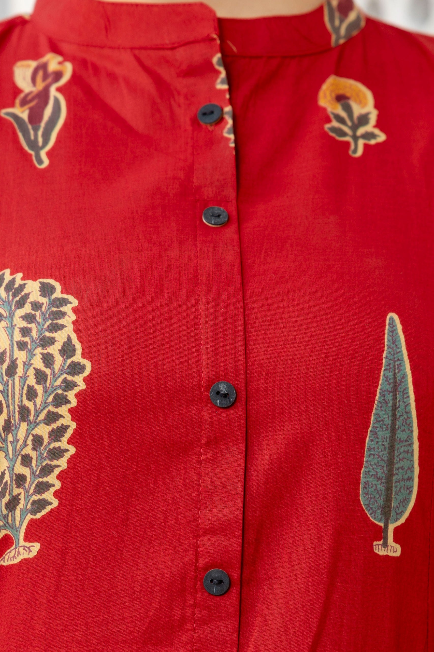 Naaz Cotton A-line Coord Set - The Jaipur Studio