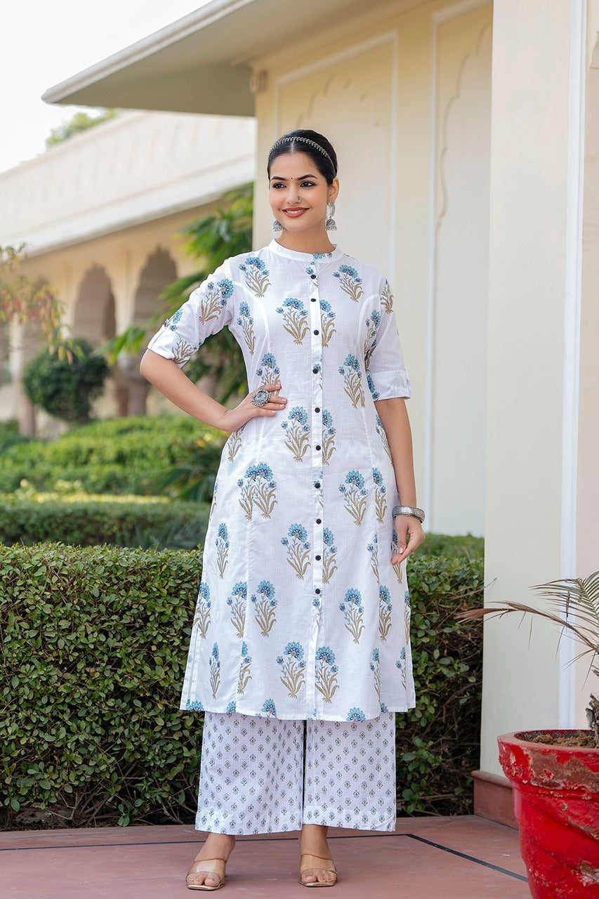 Rose Summerish Cotton Coord set - The Jaipur Studio