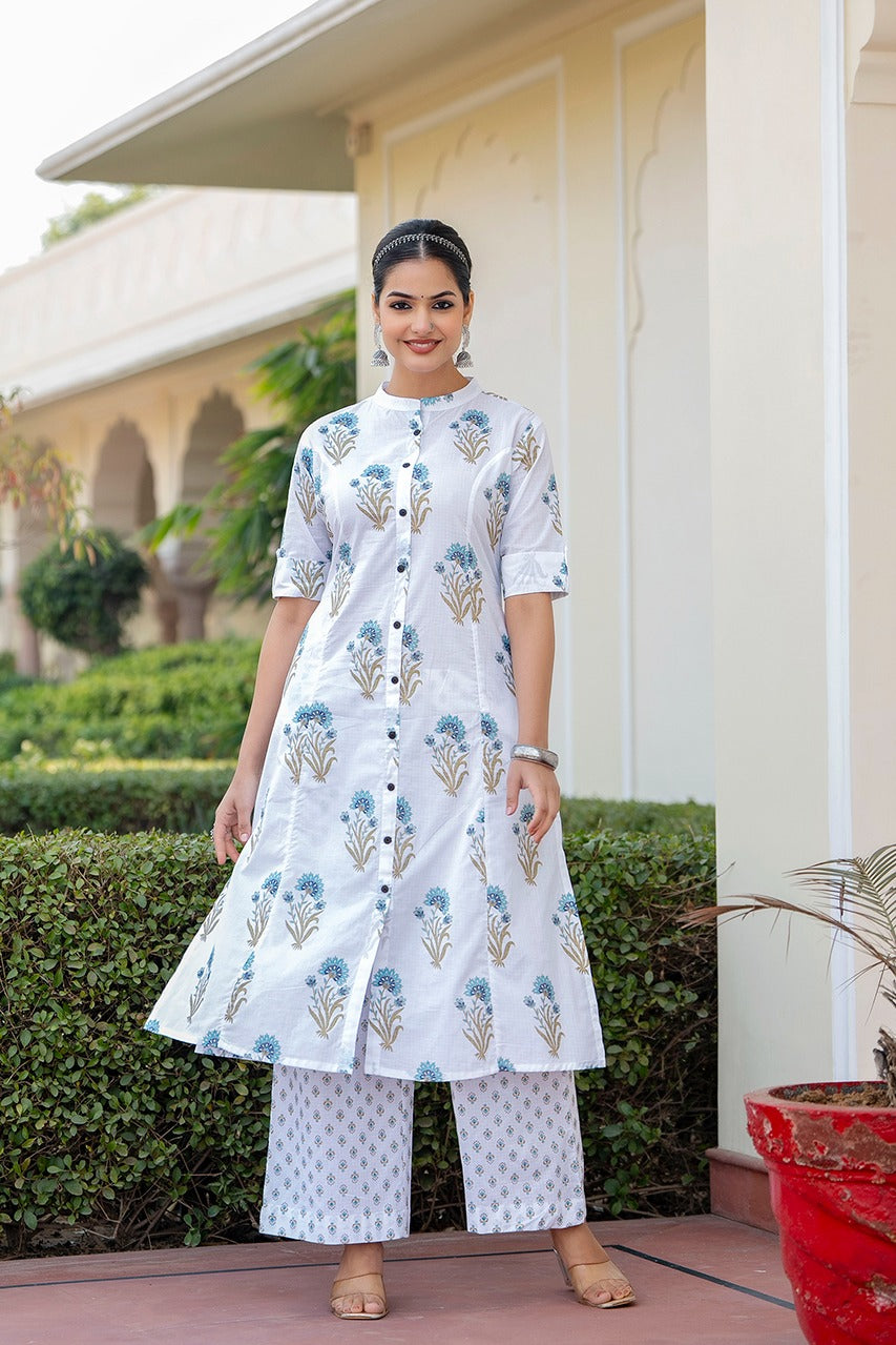 Rose Summerish Cotton Coord set - The Jaipur Studio
