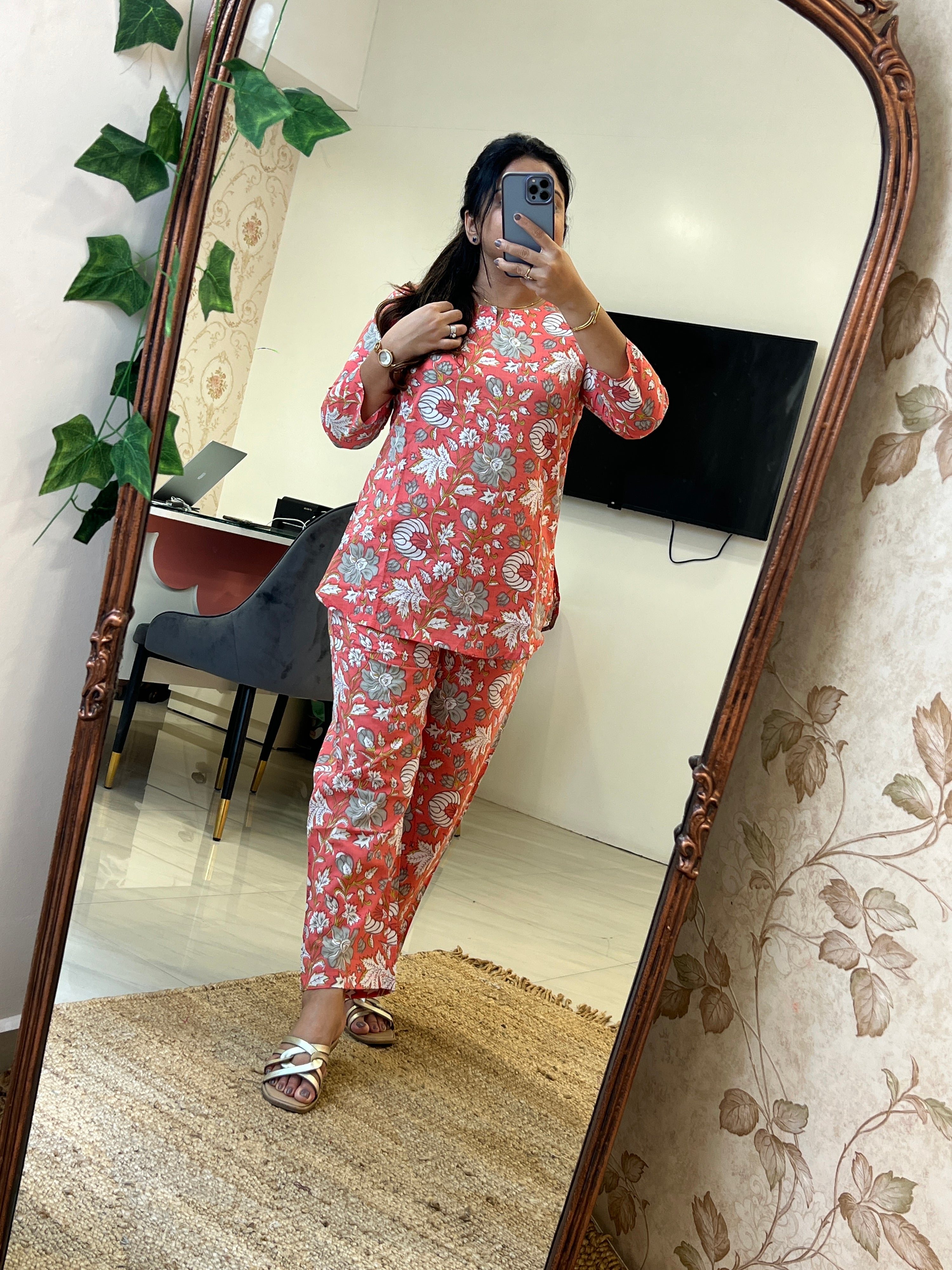 Heerat Cotton Coord Set - The Jaipur Studio