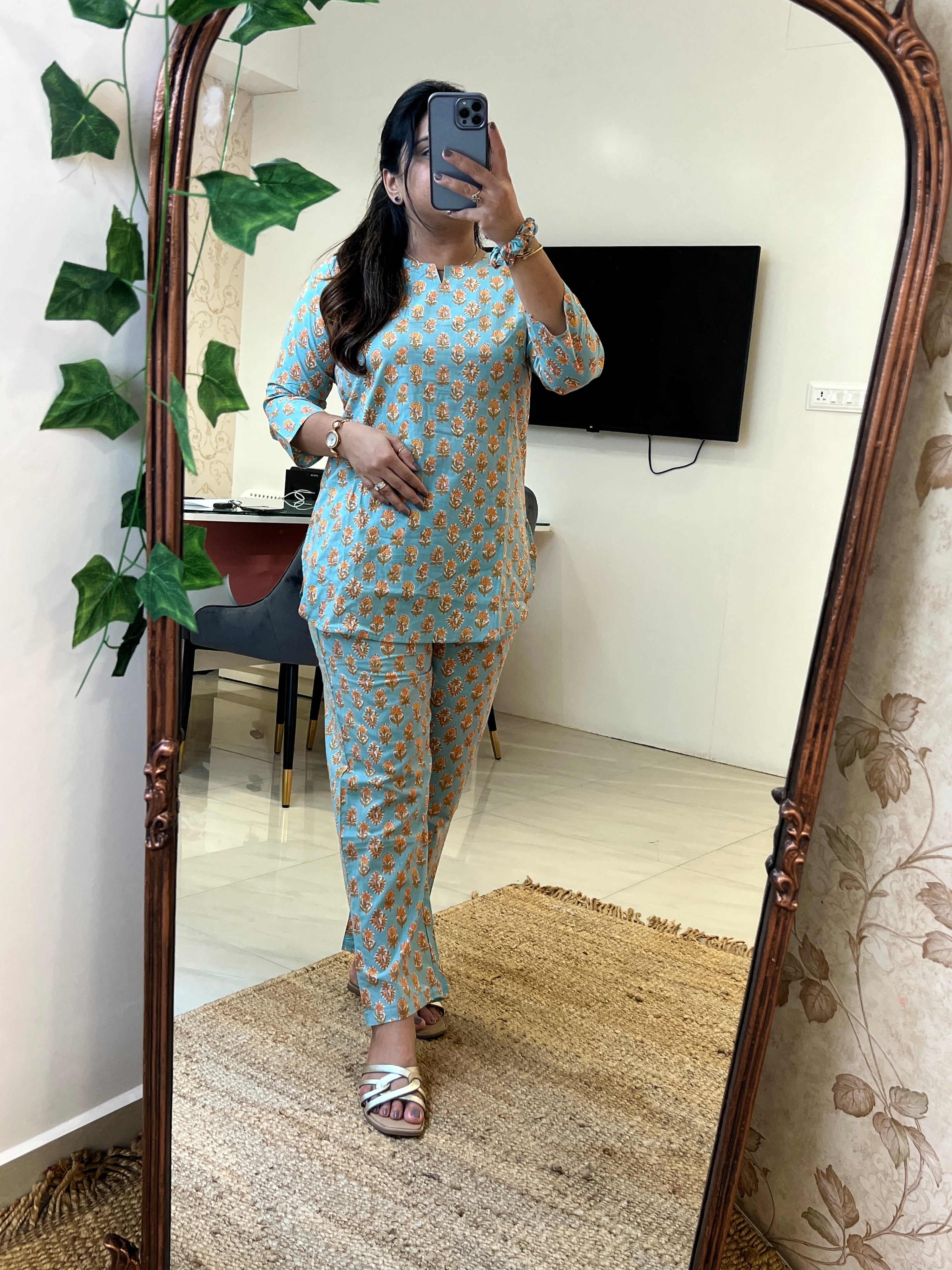 Heerat Cotton Coord Set - The Jaipur Studio