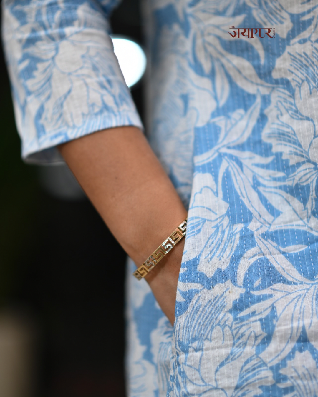 Hanika Cotton A-line Plazo Coord Set - The Jaipur Studio