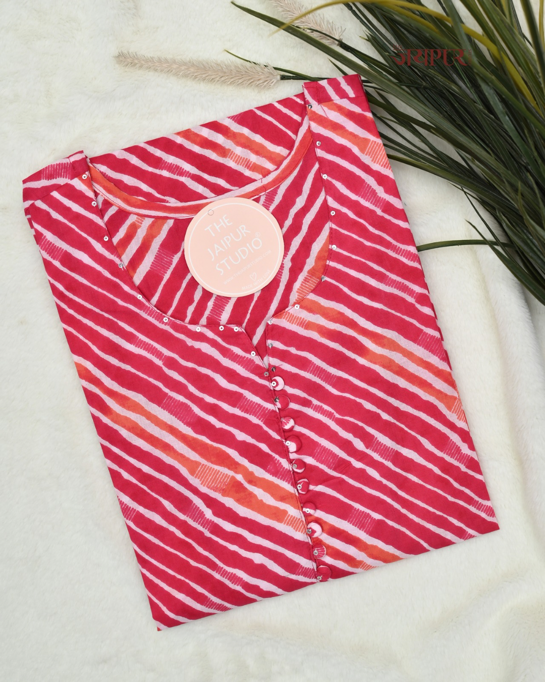 Zoya Casual Cotton straight Kurta - The Jaipur Studio