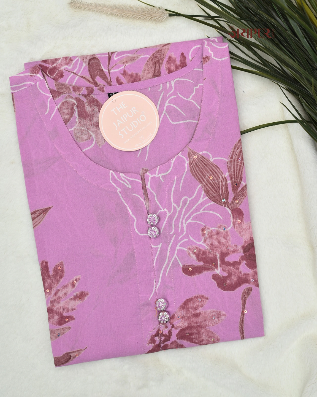 Zoya Casual Cotton straight Kurta - The Jaipur Studio