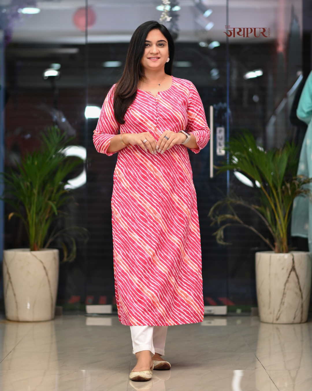 Zoya Casual Cotton straight Kurta - The Jaipur Studio