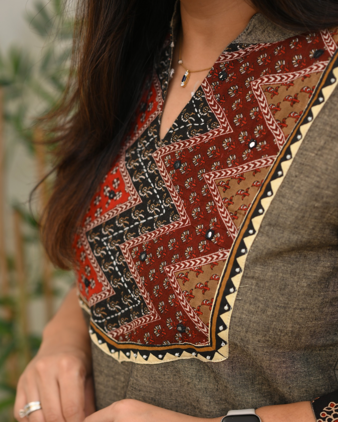 Easha Cotton A-line Plazo Coord Set - The Jaipur Studio
