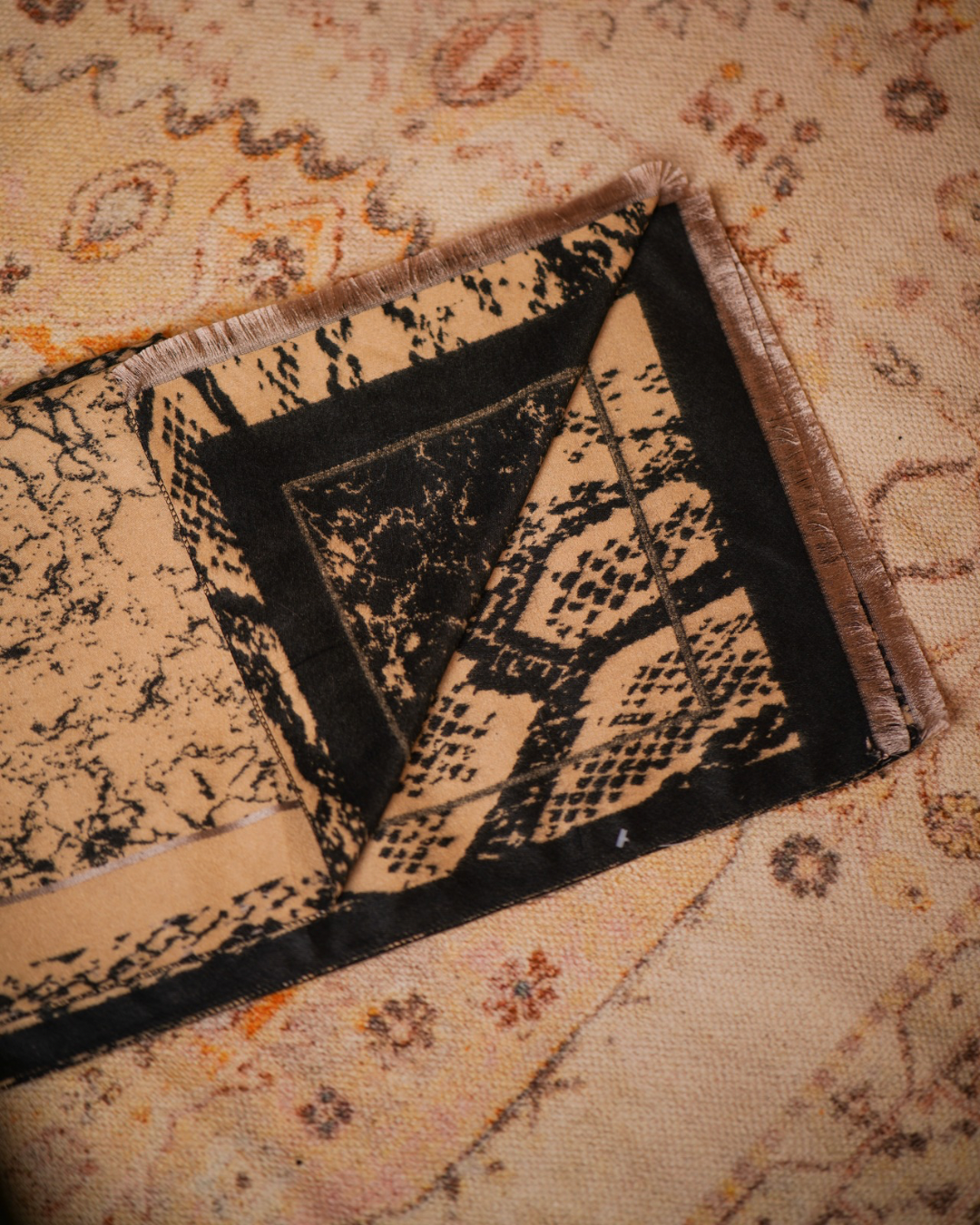 Woollen Printed Shawls for Winter - The Jaipur Studio