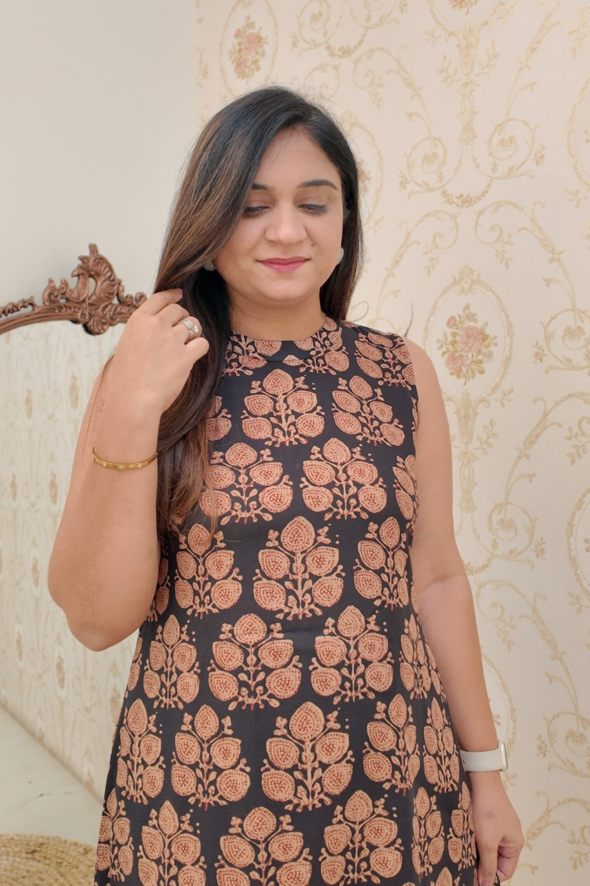 Rayon Printed Casual A-line Coord Set - The Jaipur Studio