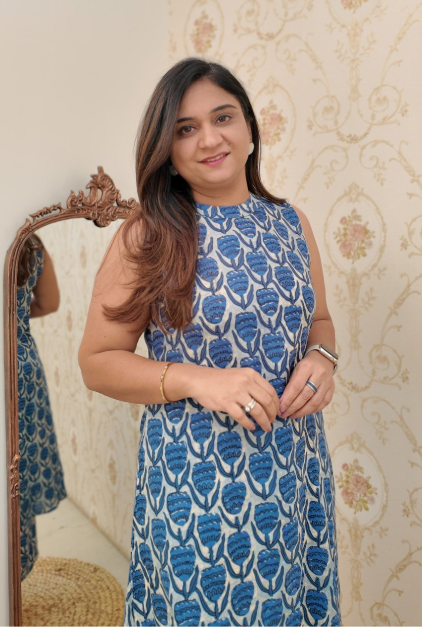 Rayon Printed Casual A-line Coord Set - The Jaipur Studio