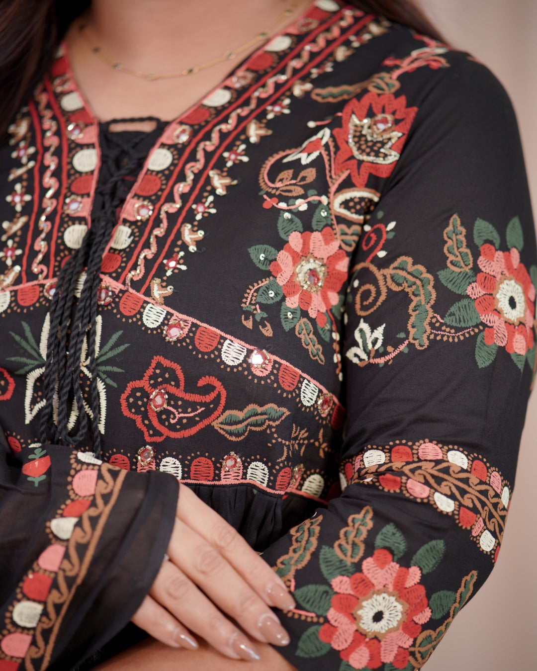 Rayon printed Alia Style Nyra Cut Pant Set - The Jaipur Studio