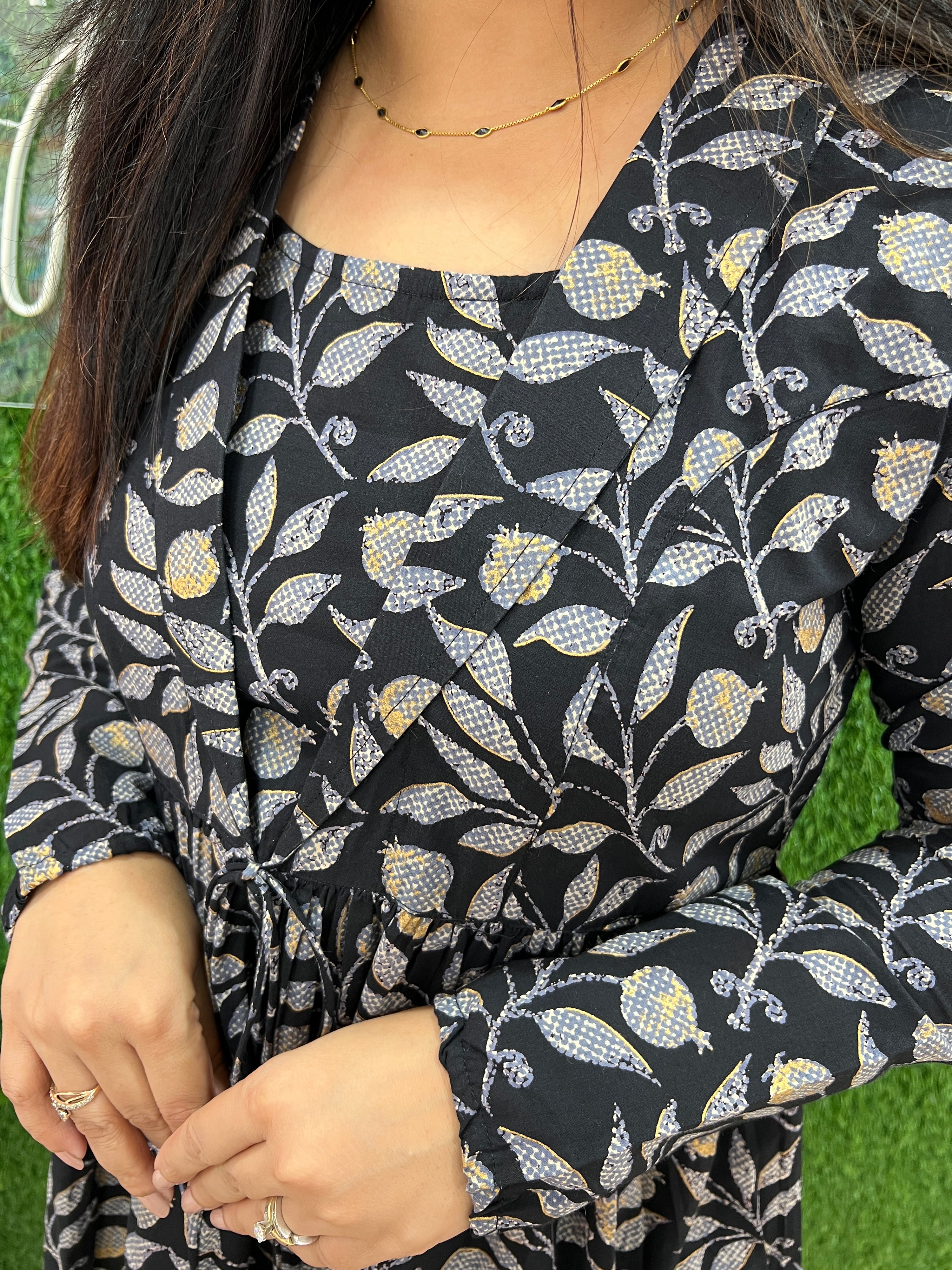 Cotton Double Layered Printed Short Top - The Jaipur Studio