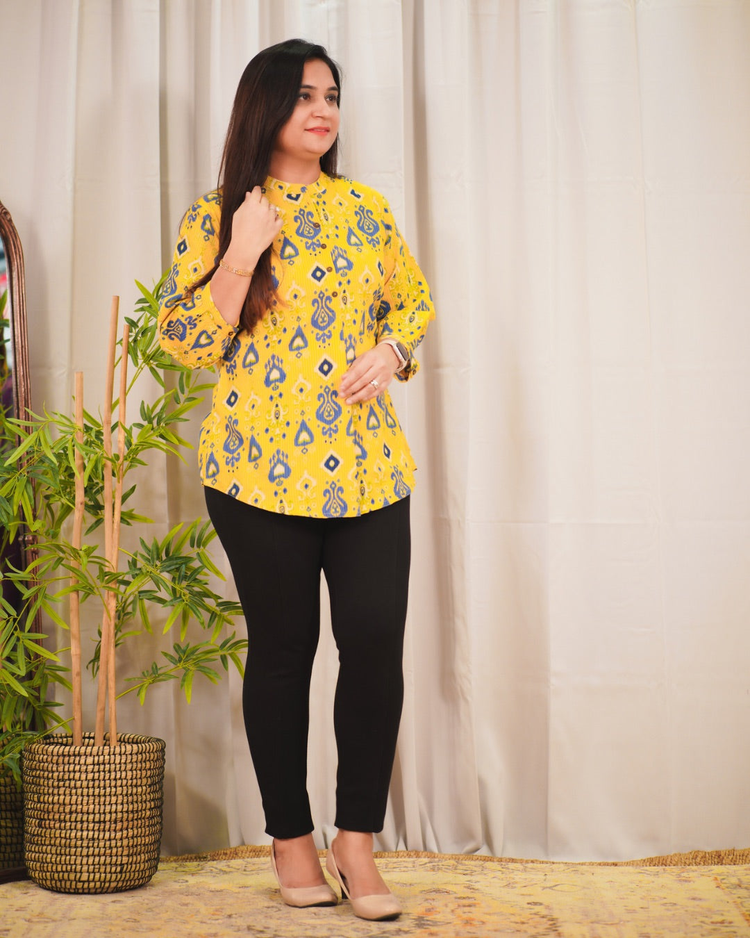 Breathable Cotton Short Top - The Jaipur Studio
