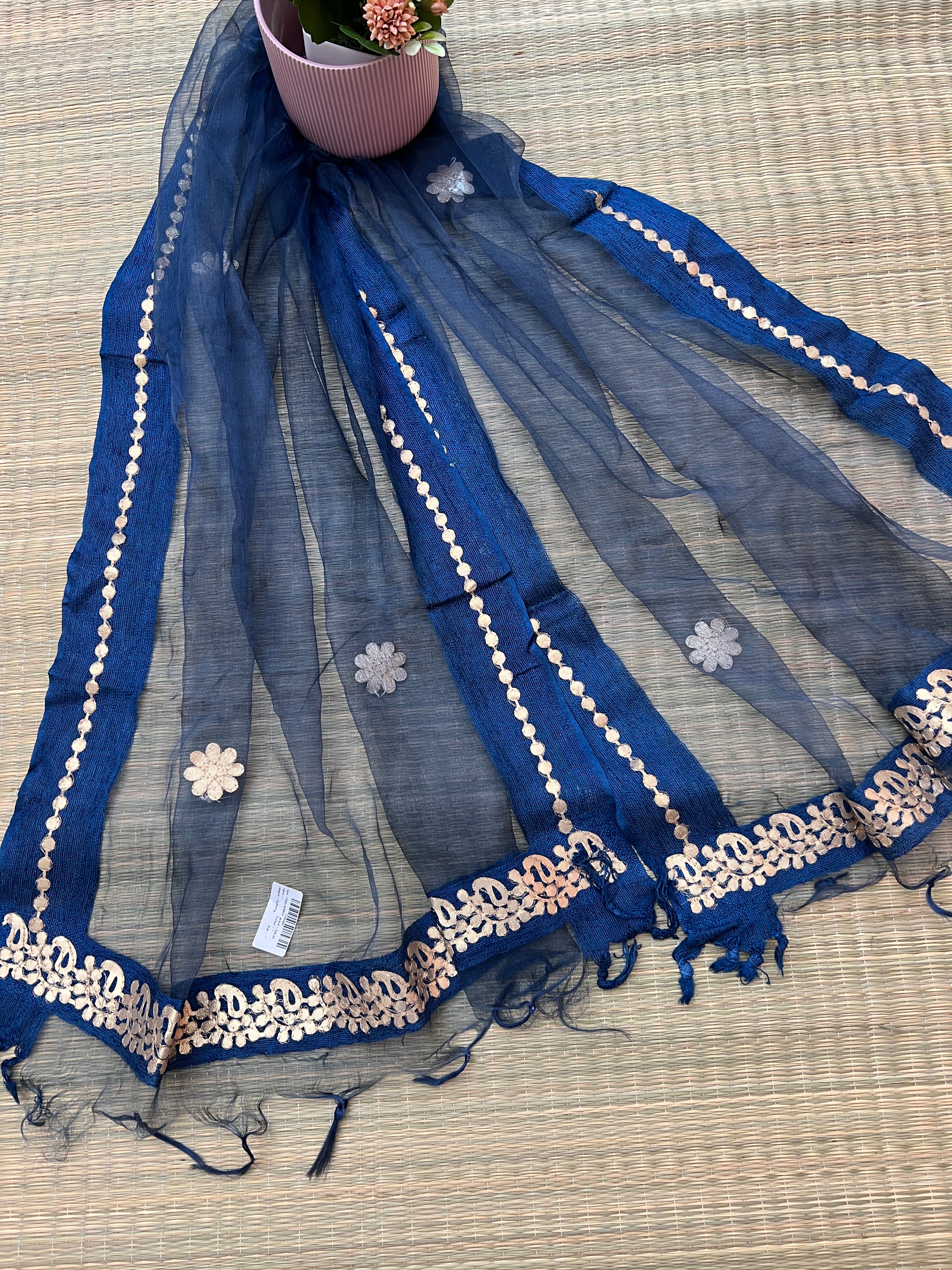 Beautiful Tissue Dupatta With Gotta Work - The Jaipur Studio