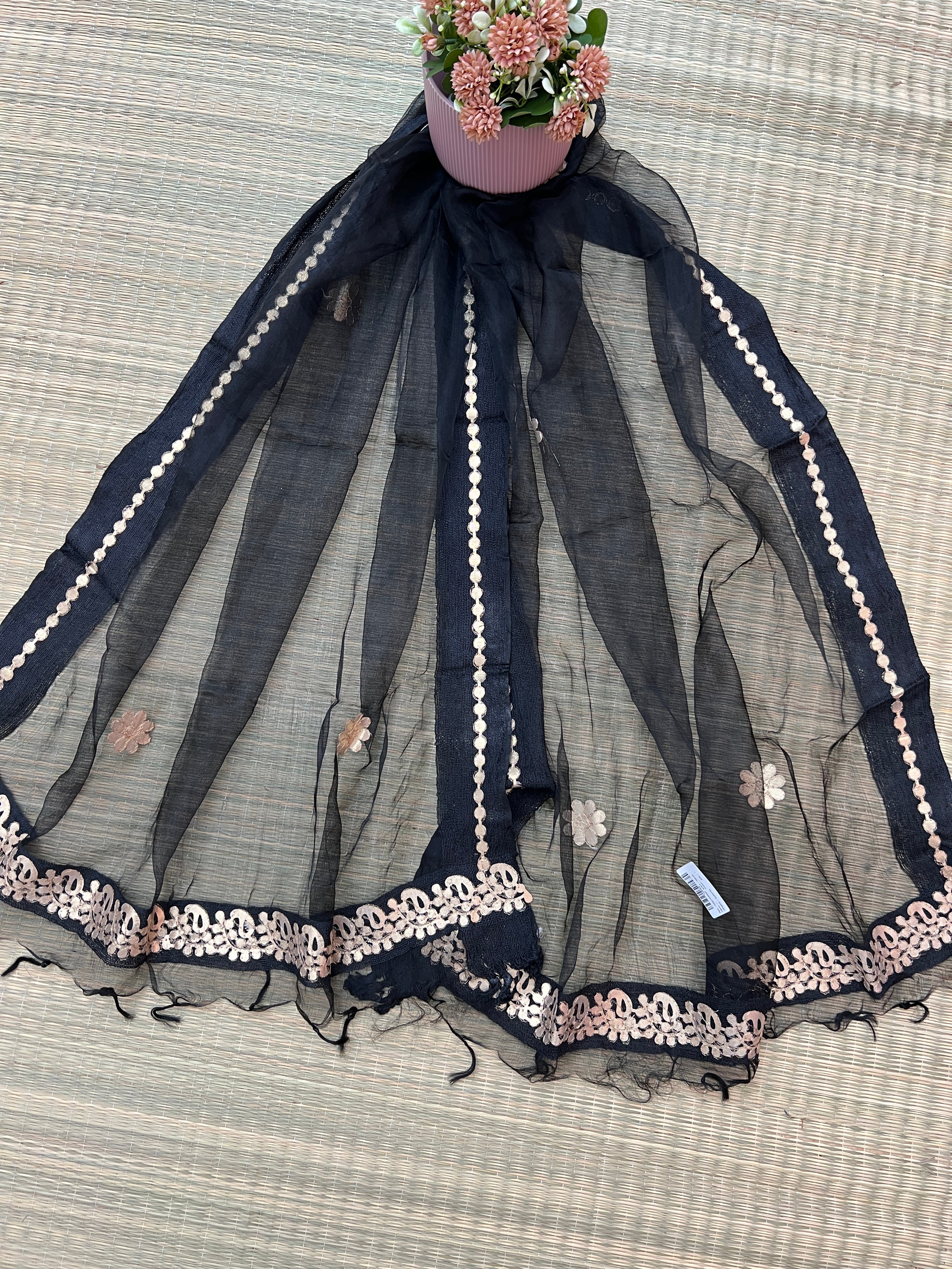 Beautiful Tissue Dupatta With Gotta Work - The Jaipur Studio