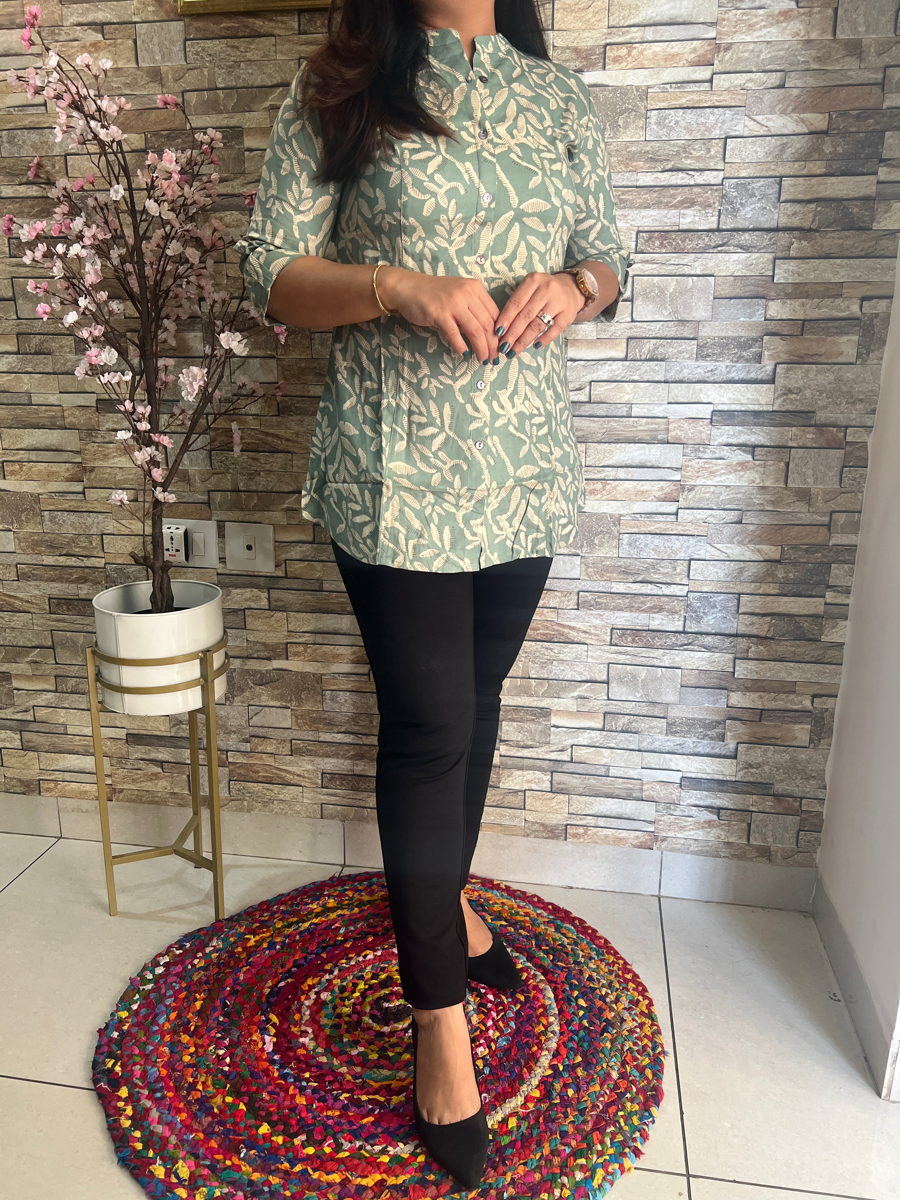 Rayon Casual Short Top - The Jaipur Studio