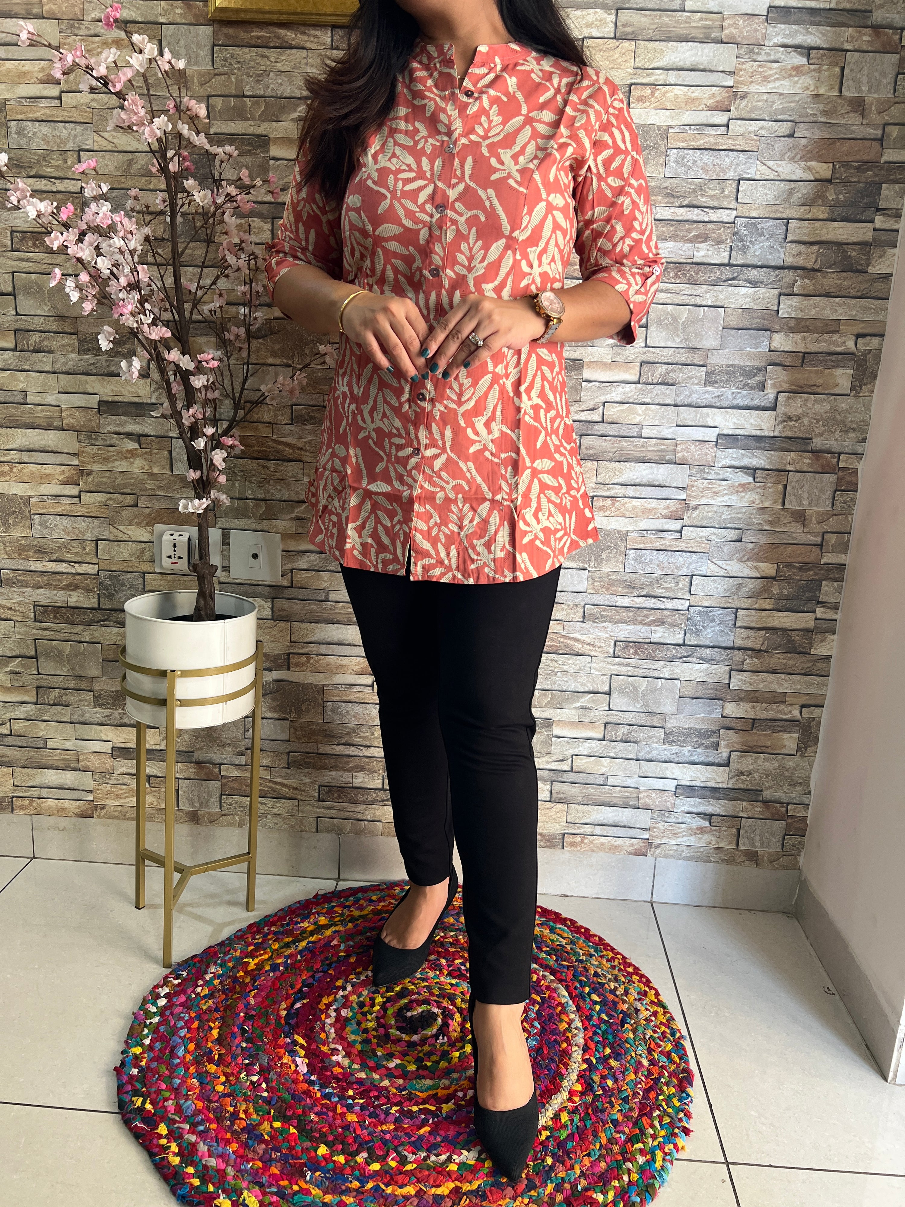 Rayon Casual Short Top - The Jaipur Studio