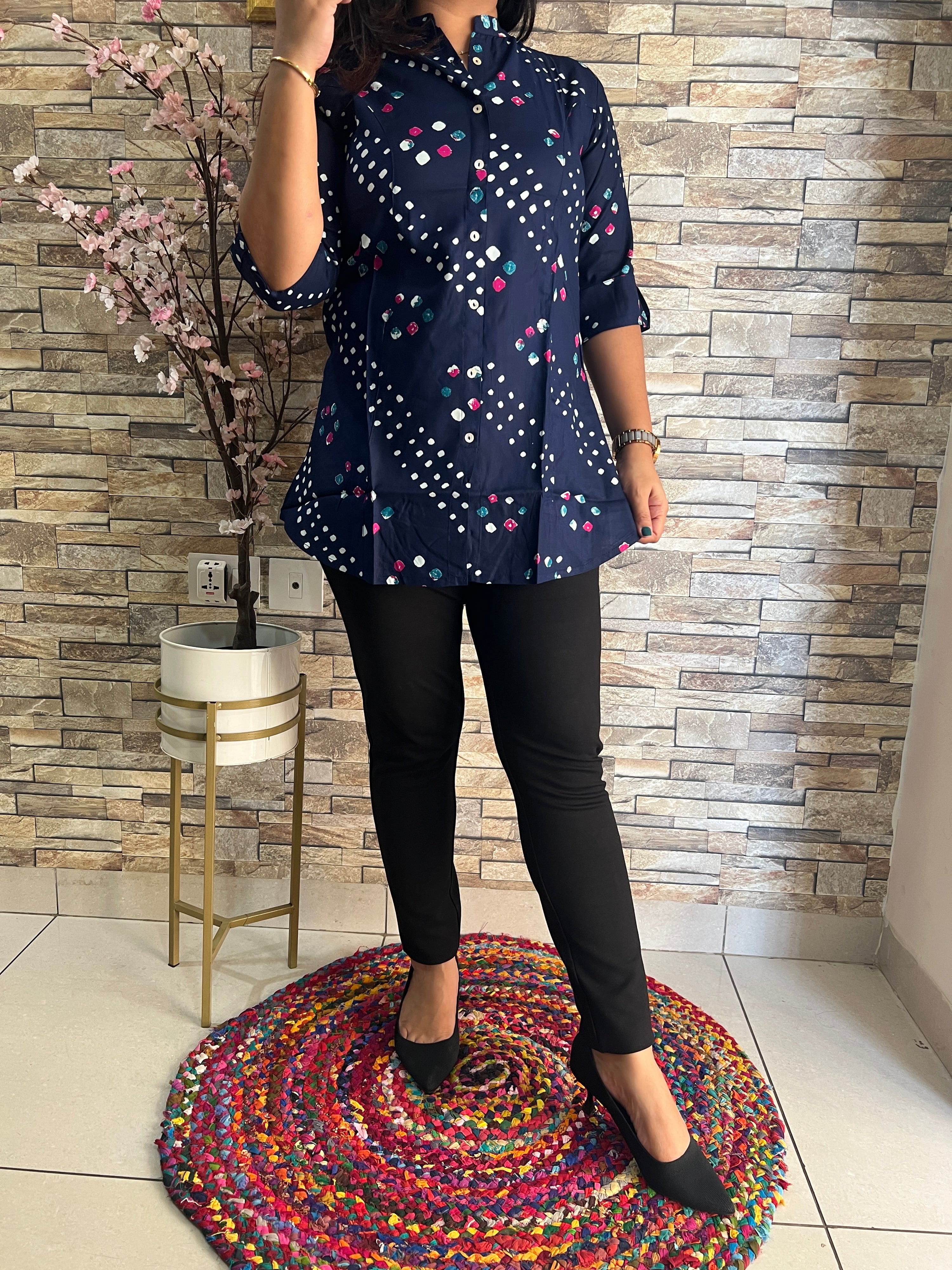 Rayon Casual Short Top - The Jaipur Studio