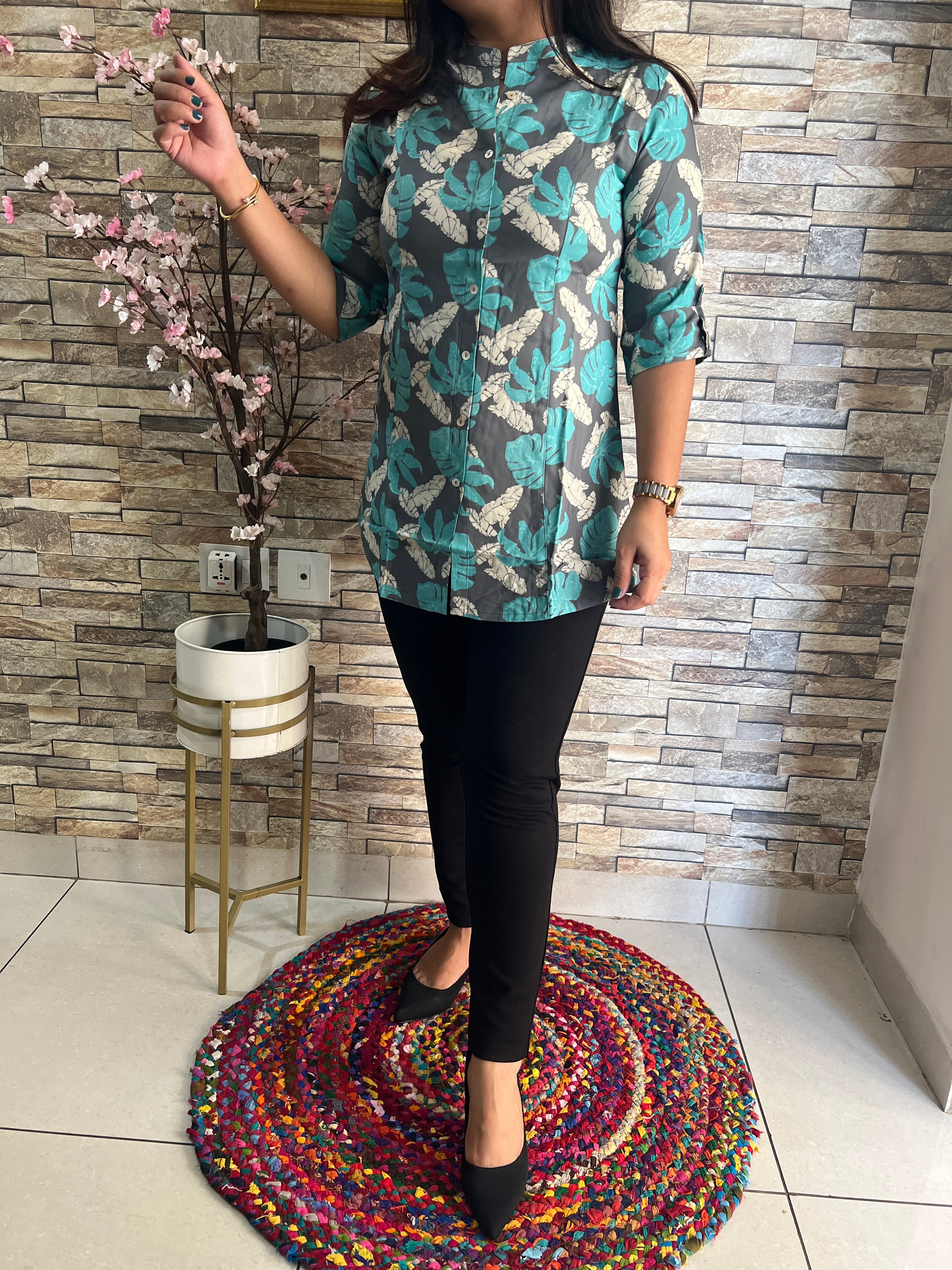 Rayon Casual Short Top - The Jaipur Studio