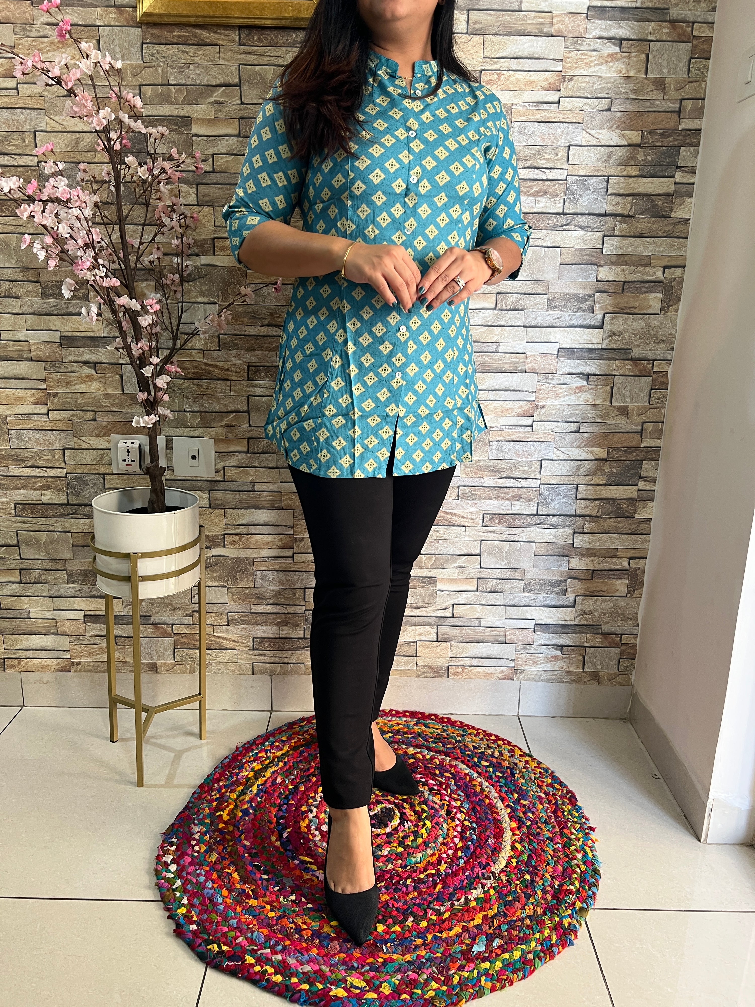 Rayon Casual Short Top - The Jaipur Studio