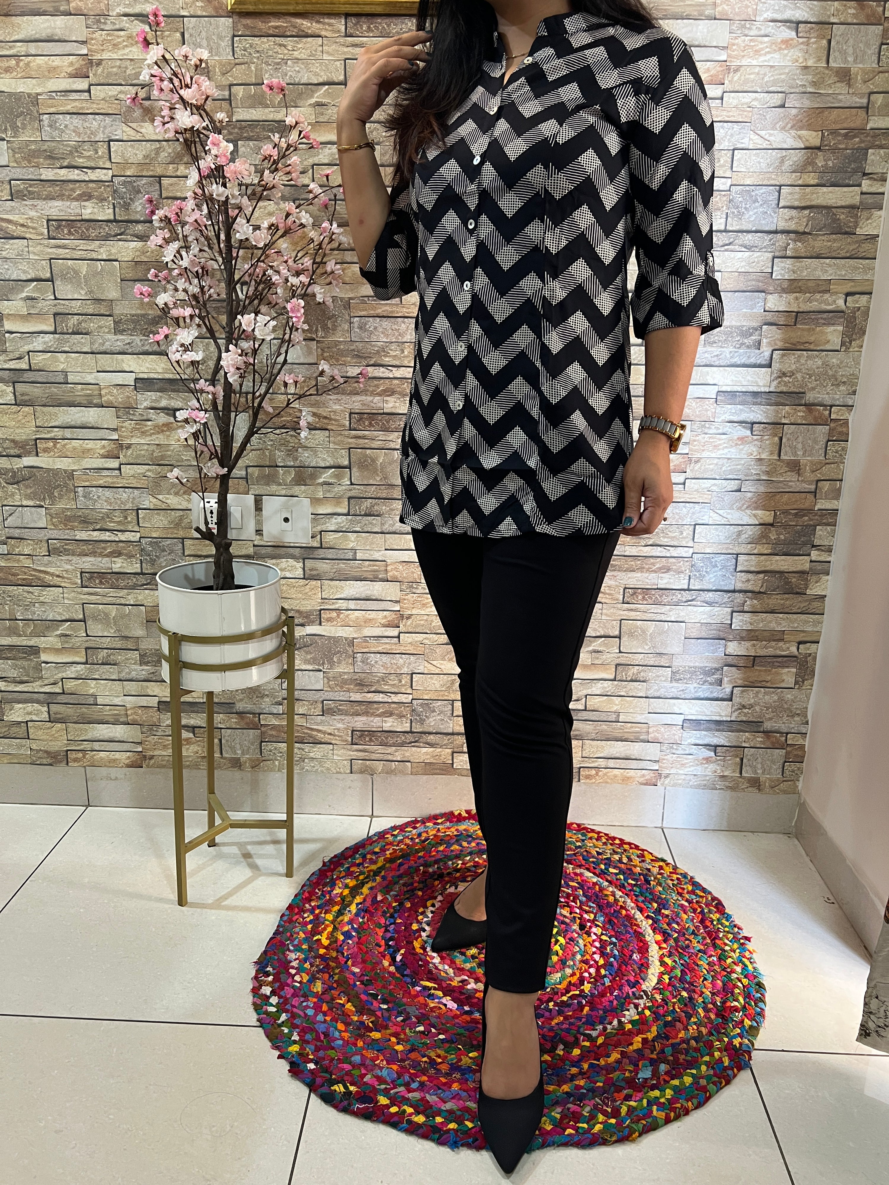 Rayon Casual Short Top - The Jaipur Studio