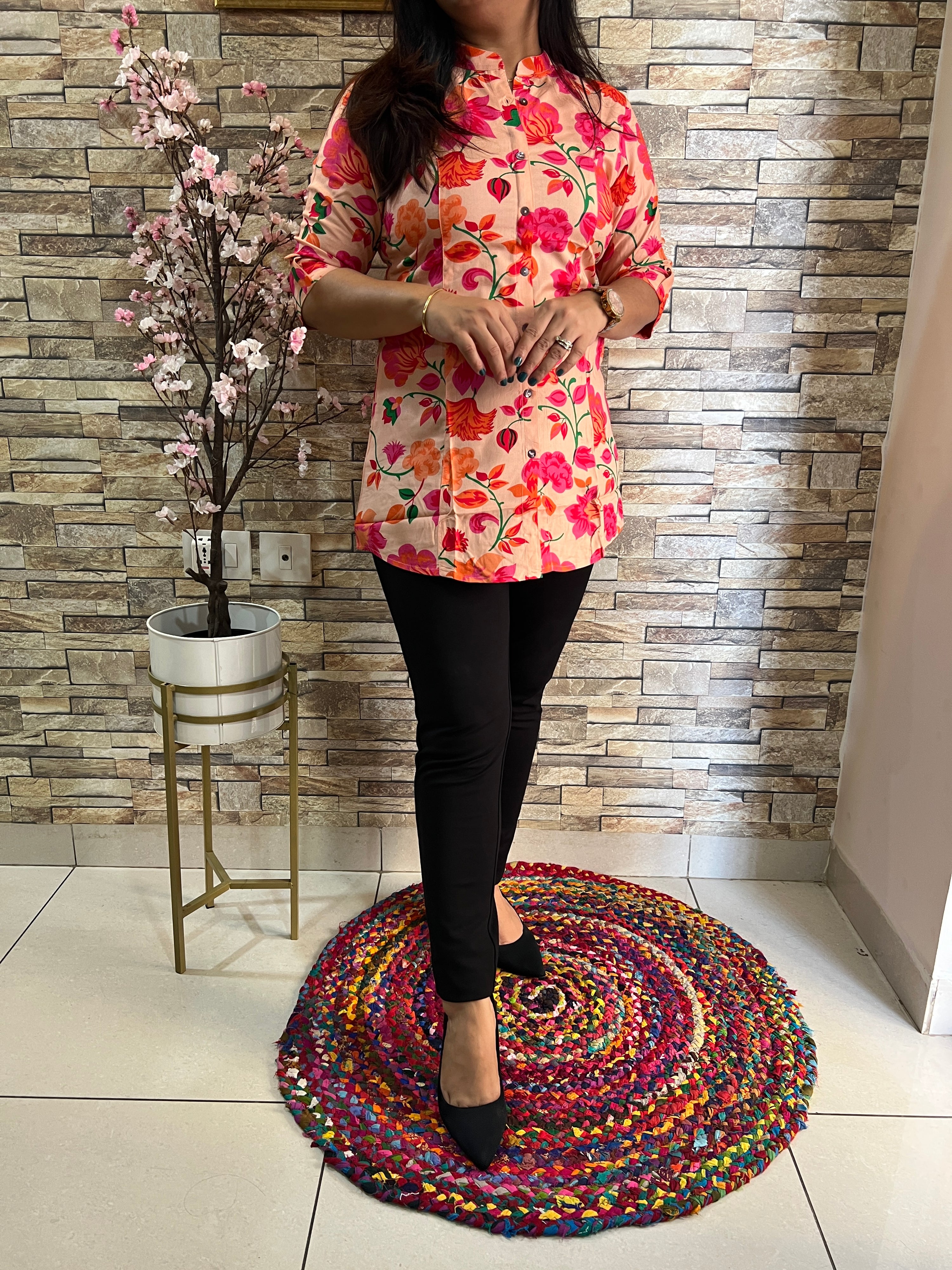 Rayon Casual Short Top - The Jaipur Studio