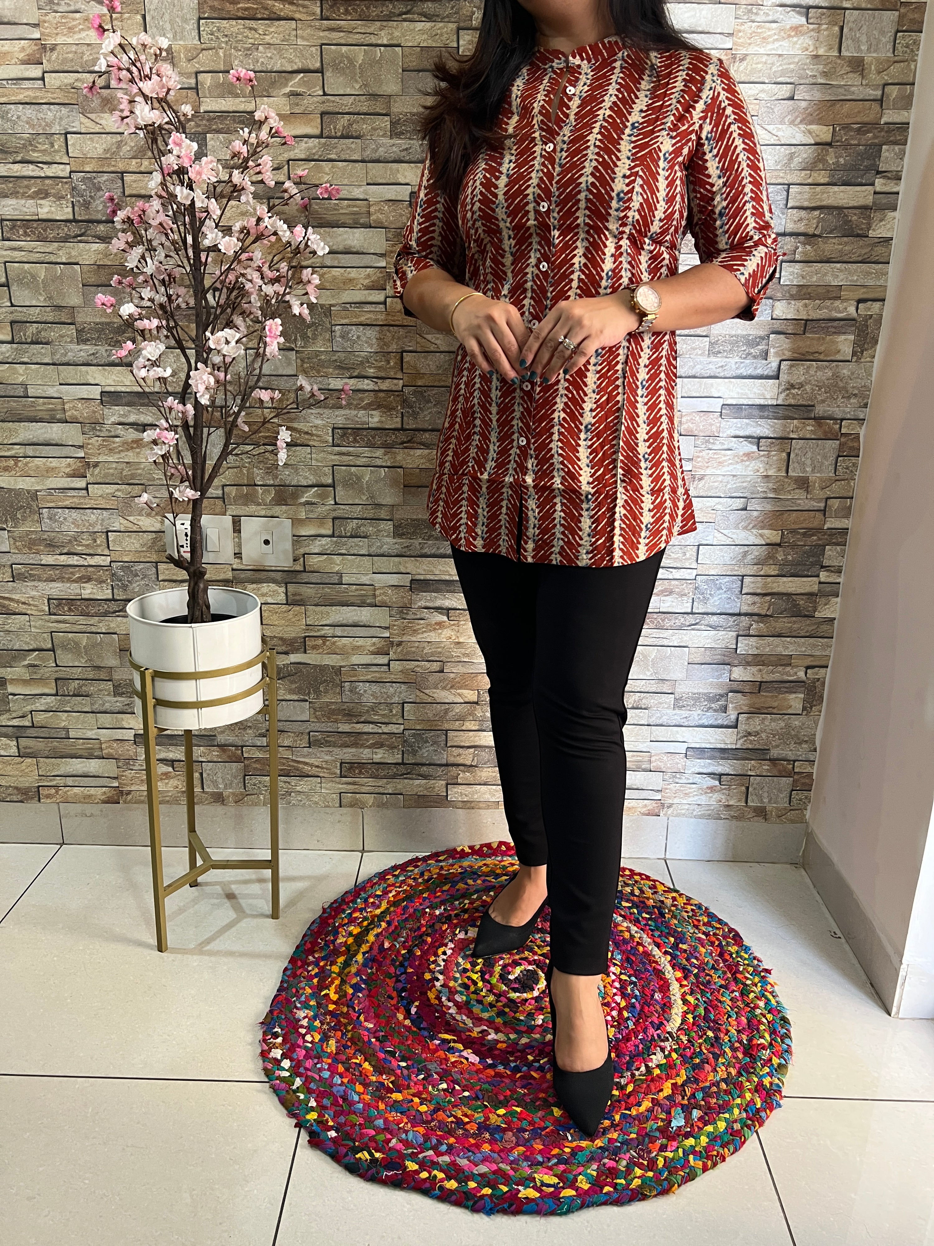 Rayon Casual Short Top - The Jaipur Studio