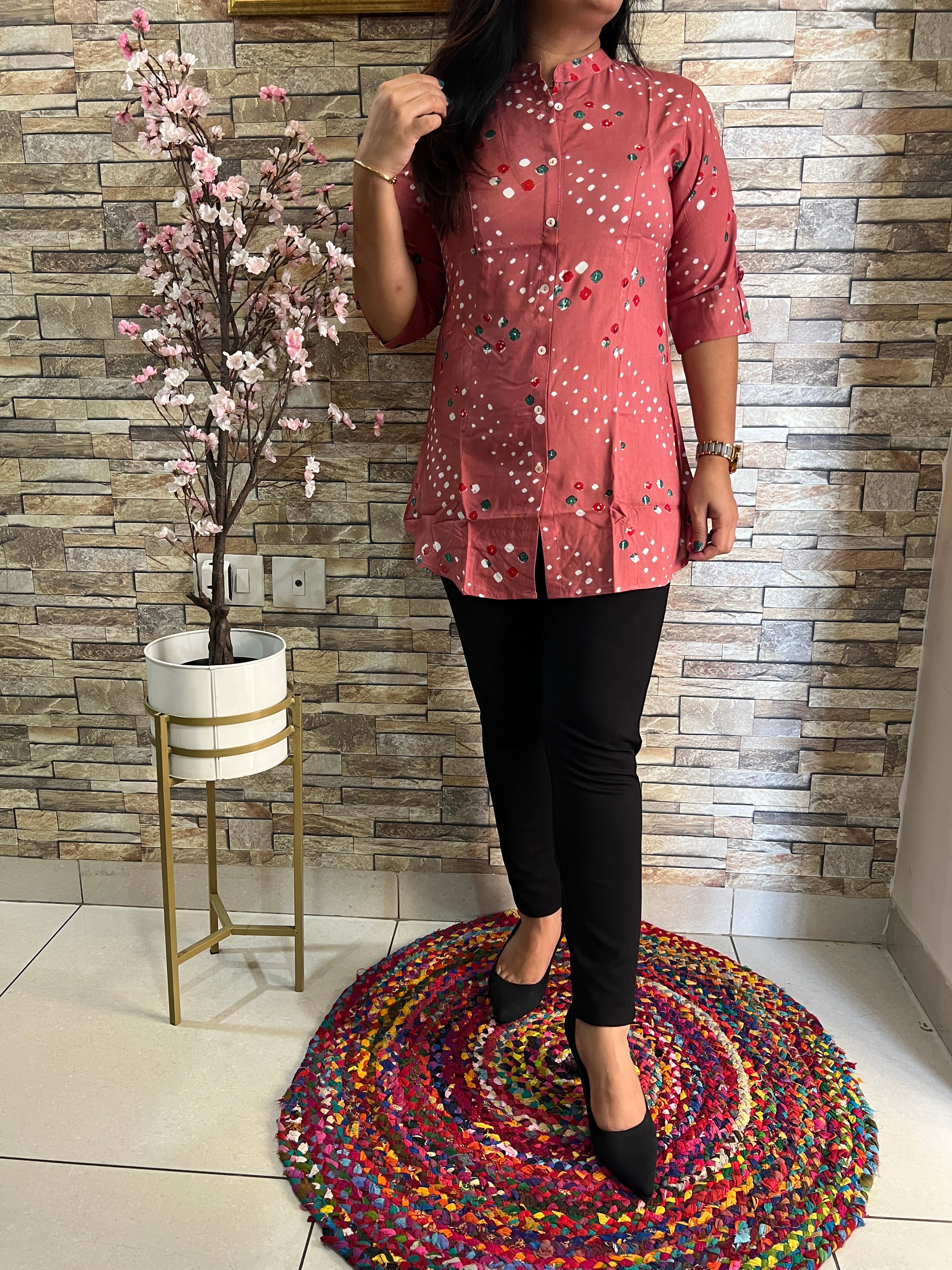 Rayon Casual Short Top - The Jaipur Studio