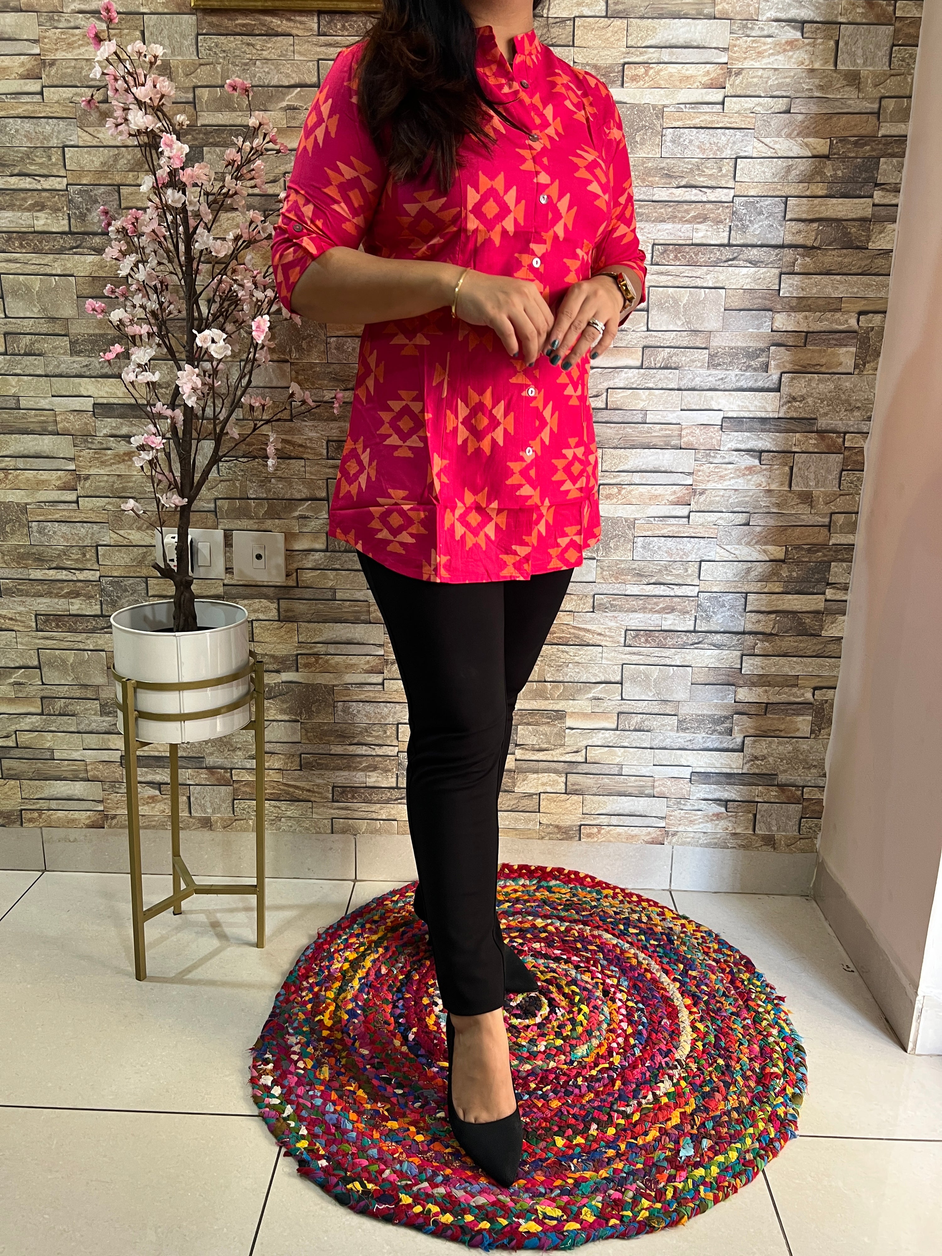 Rayon Casual Short Top - The Jaipur Studio