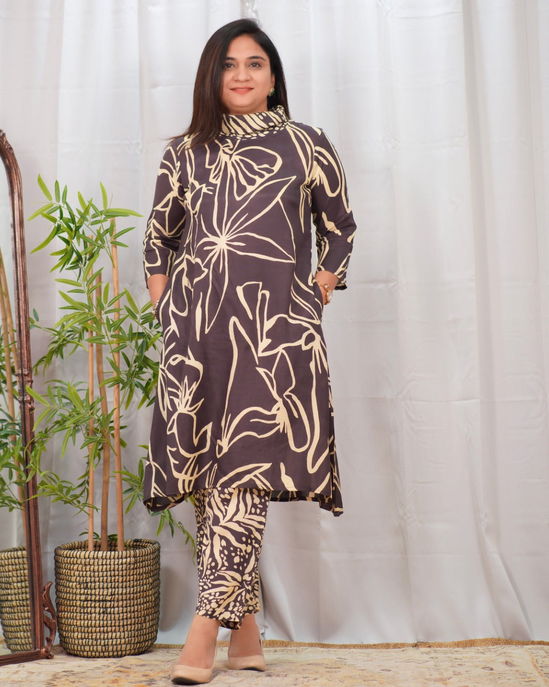 Samira Muslin Coord Set - The Jaipur Studio