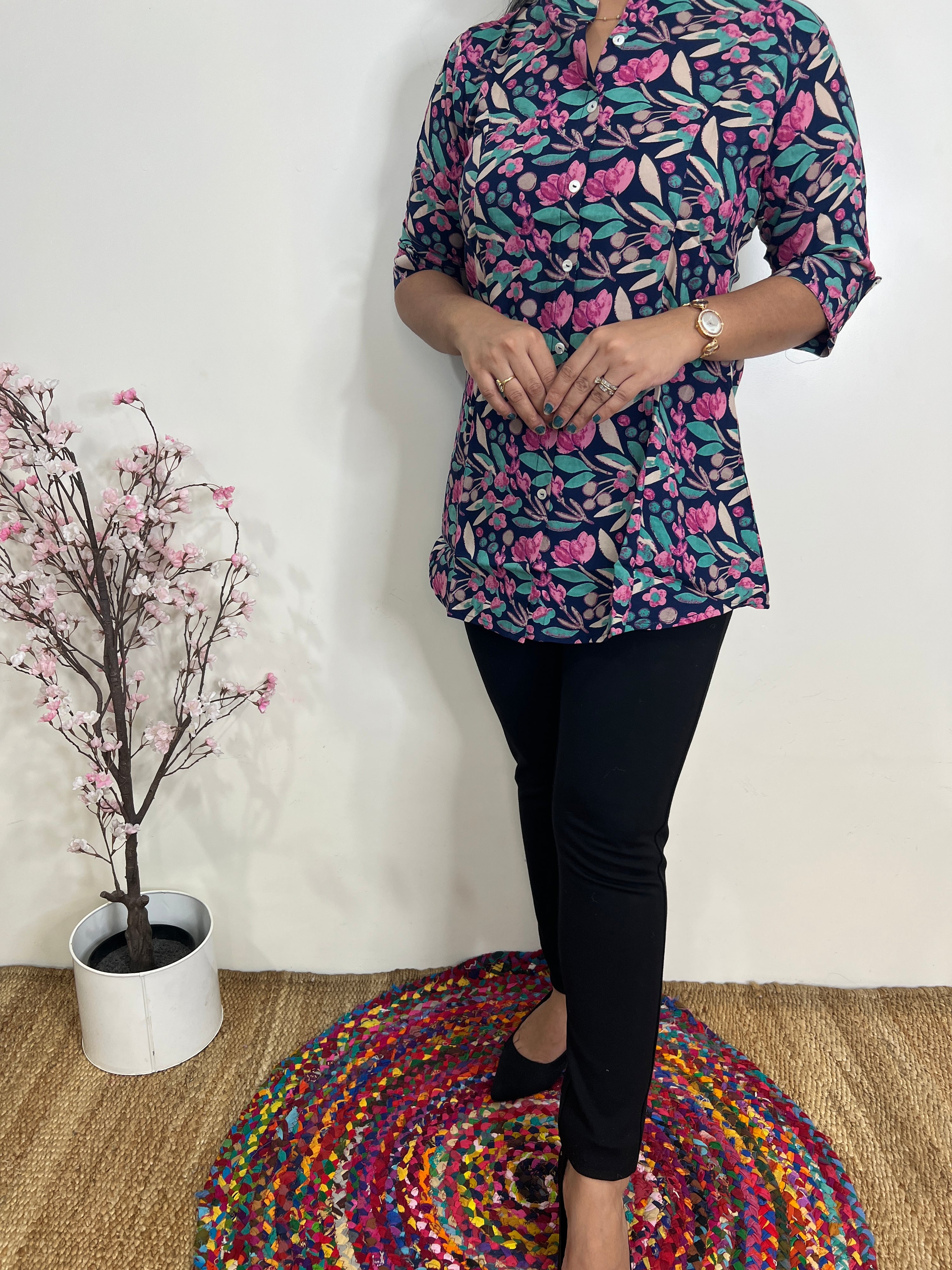 Rayon Casual Short Top - The Jaipur Studio