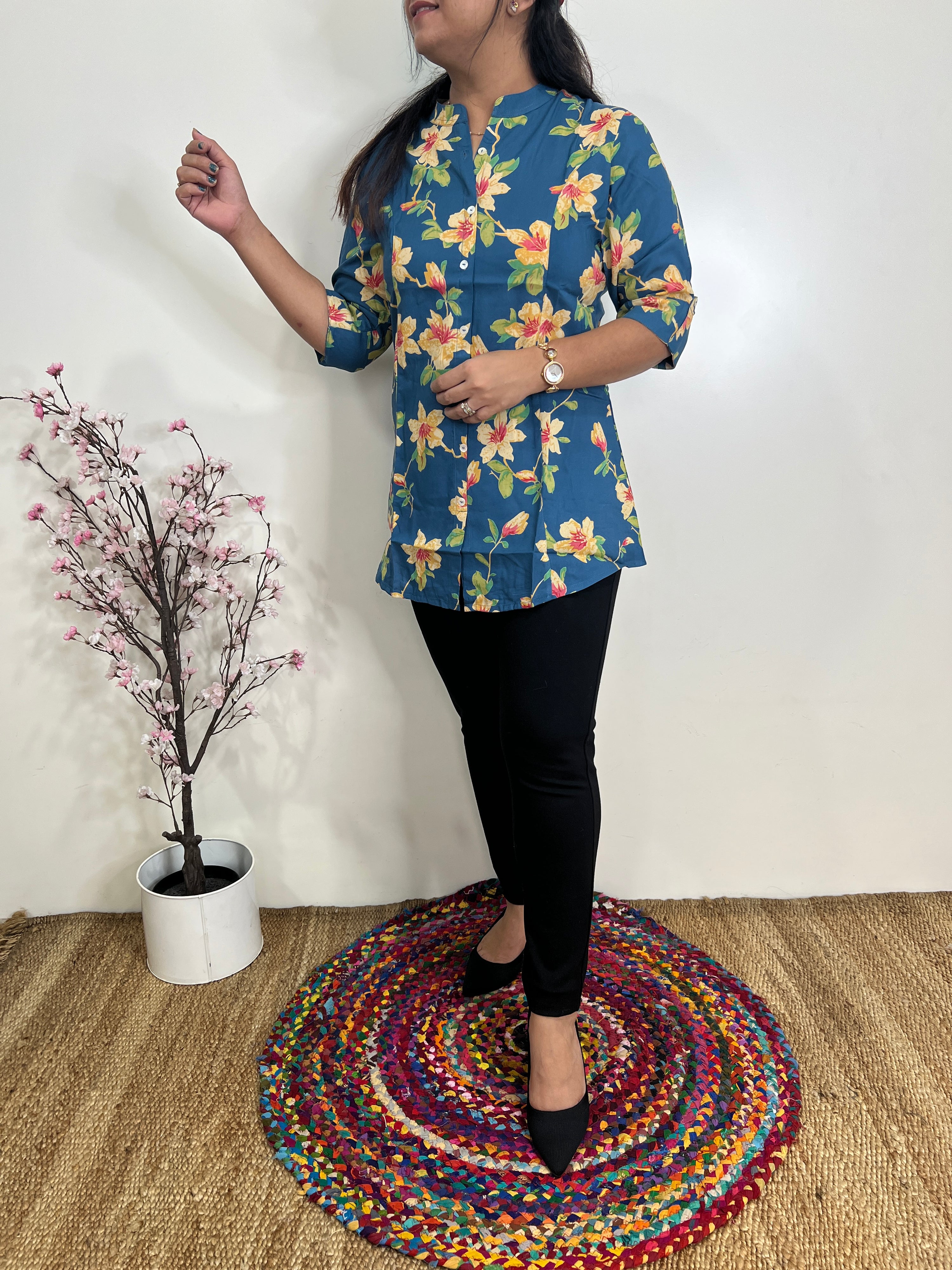 Rayon Casual Short Top - The Jaipur Studio