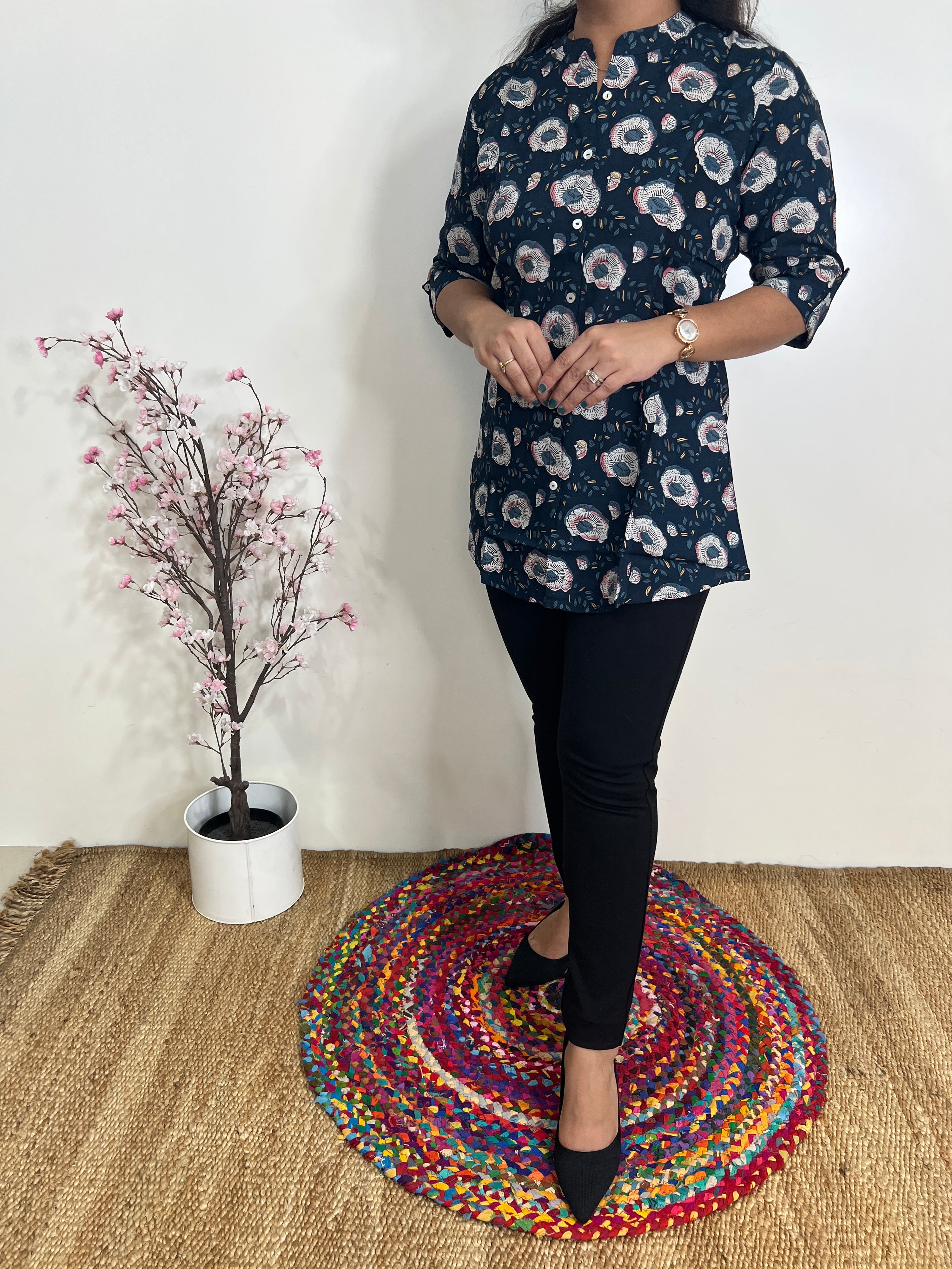 Rayon Casual Short Top - The Jaipur Studio