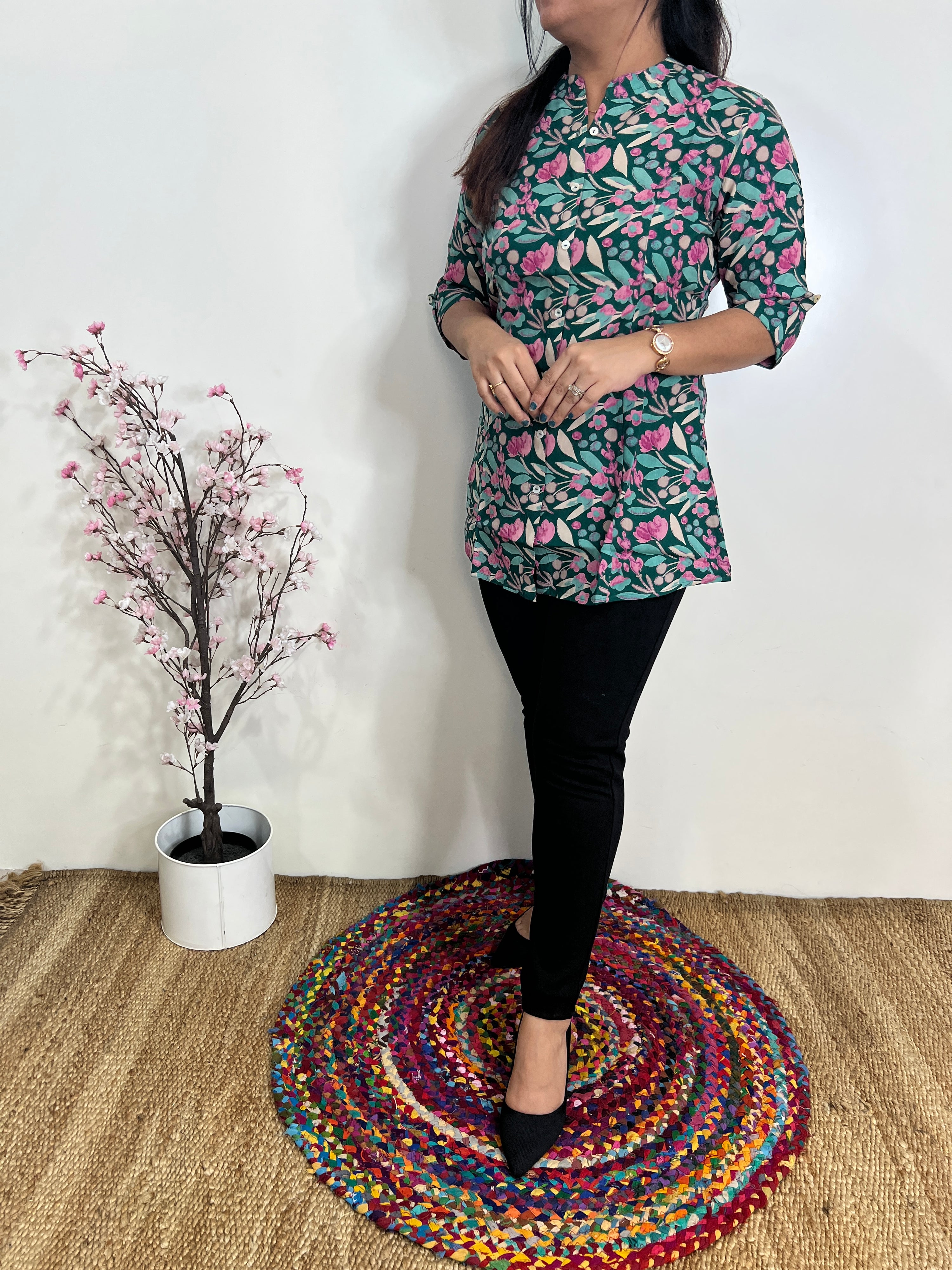 Rayon Casual Short Top - The Jaipur Studio