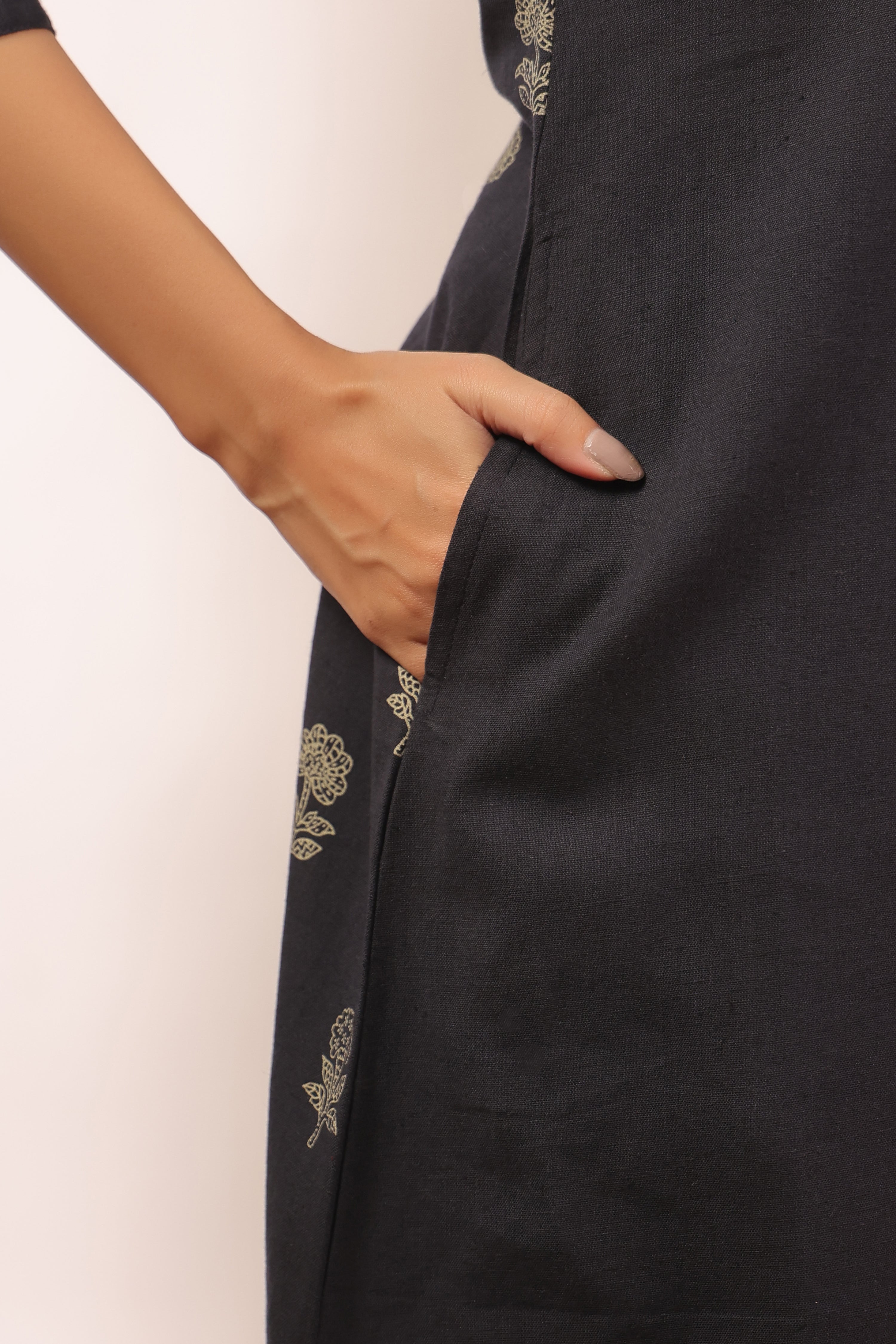 Dvija Cotton A-line Plazo Set - The Jaipur Studio