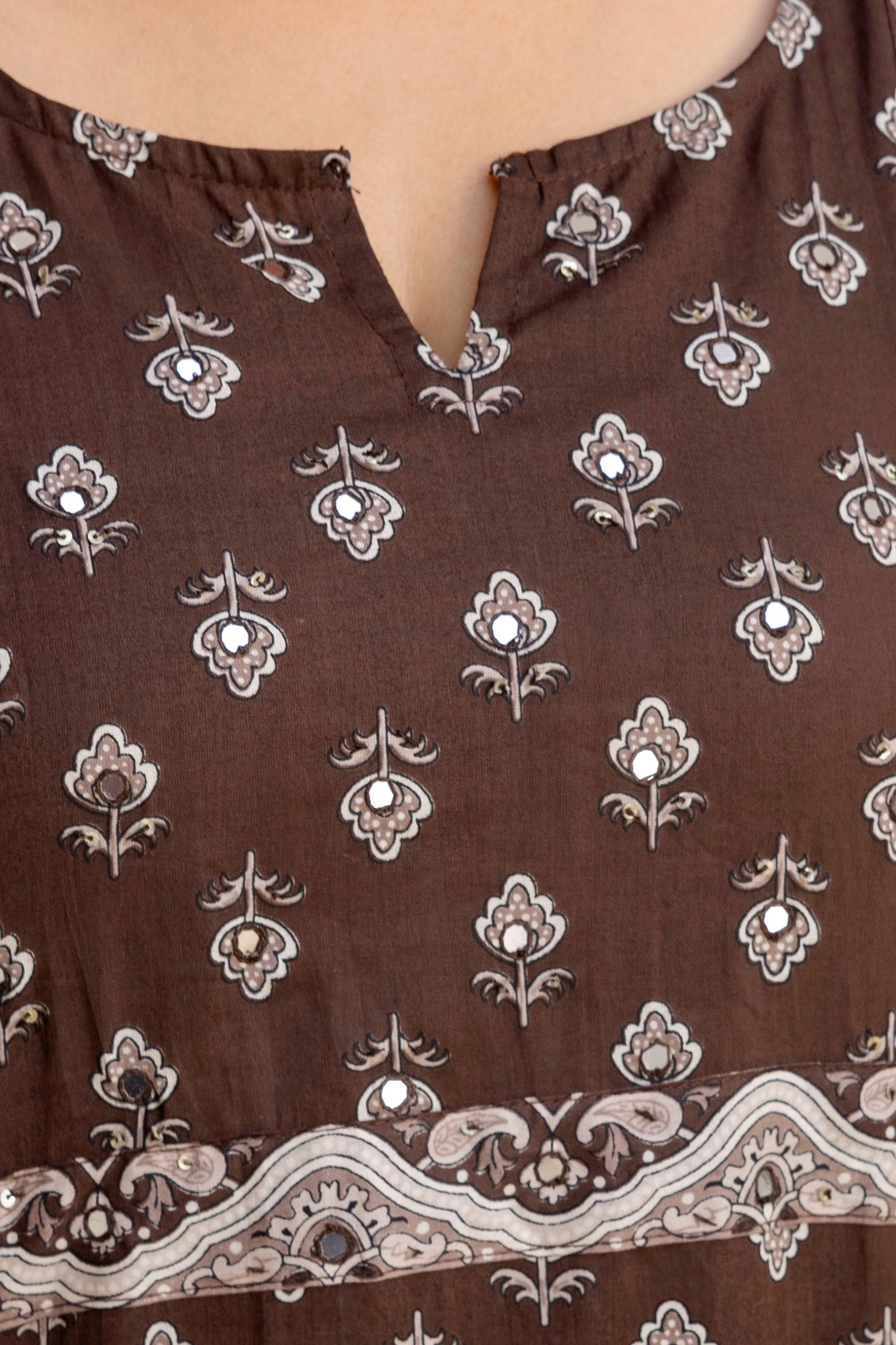 Jaipuri Cotton Embroidered Pant Set - The Jaipur Studio