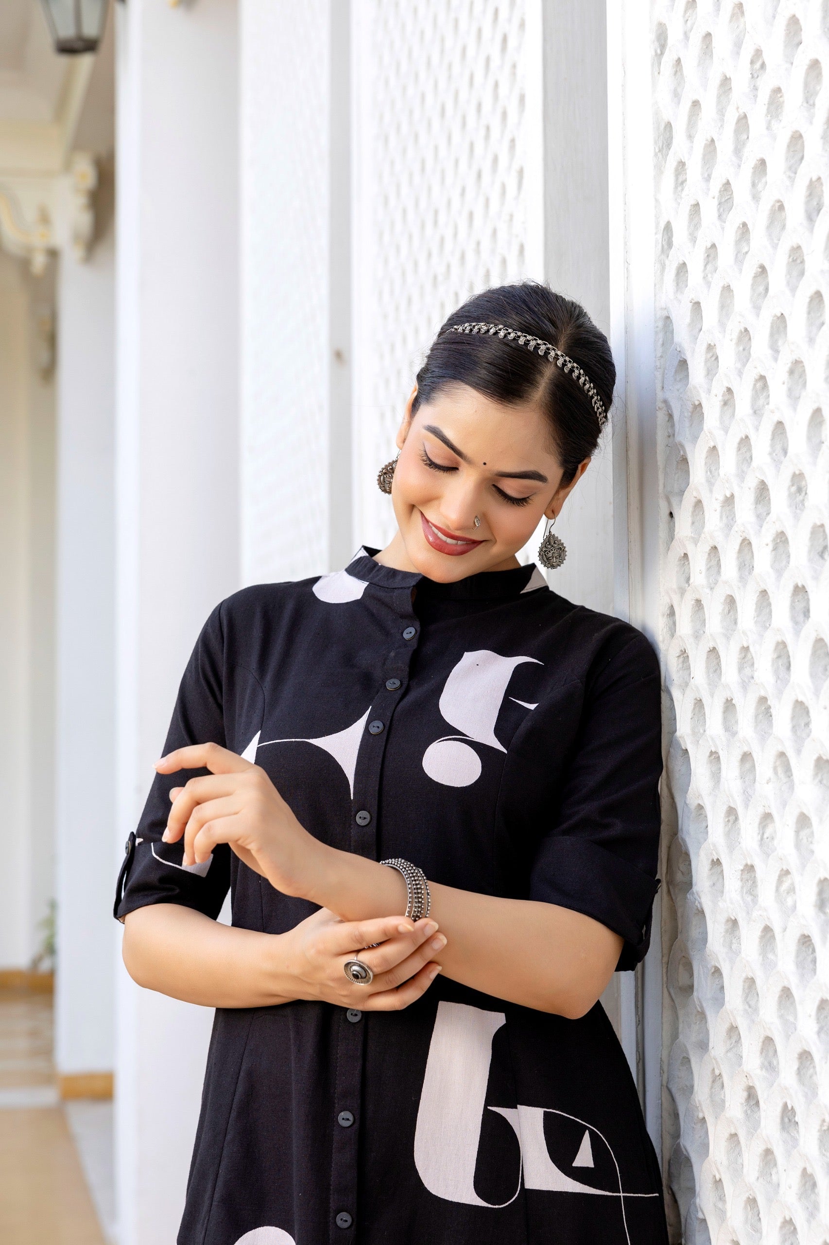 Varisha Cotton A-line Coord Set - The Jaipur Studio