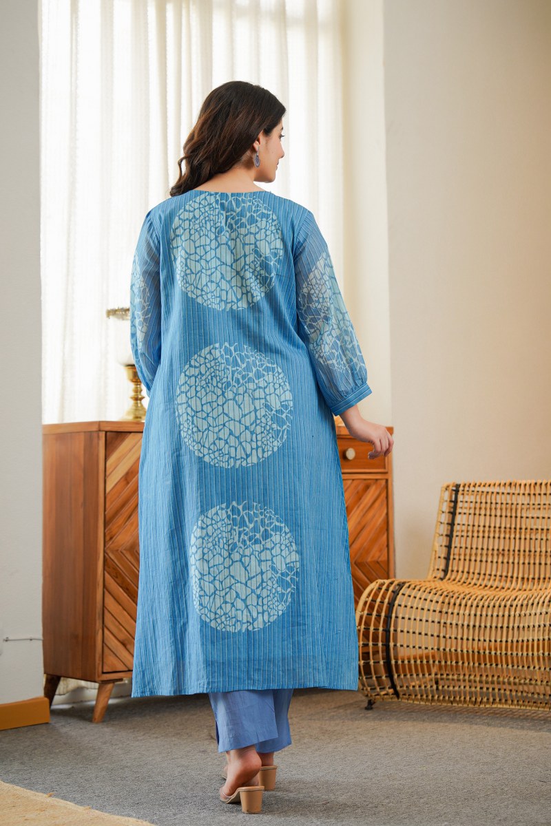 Sudipta Mul Cotton A-line Pant S - The Jaipur Studio
