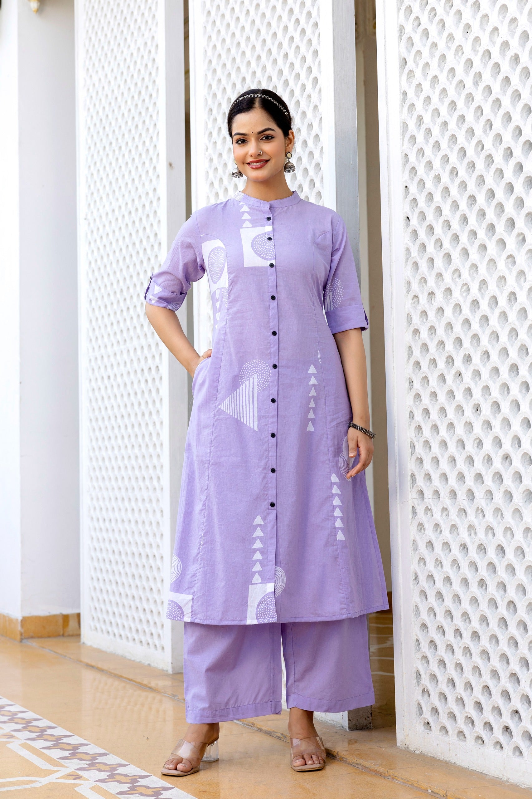 Tanu Cotton A-line Coord Set - The Jaipur Studio