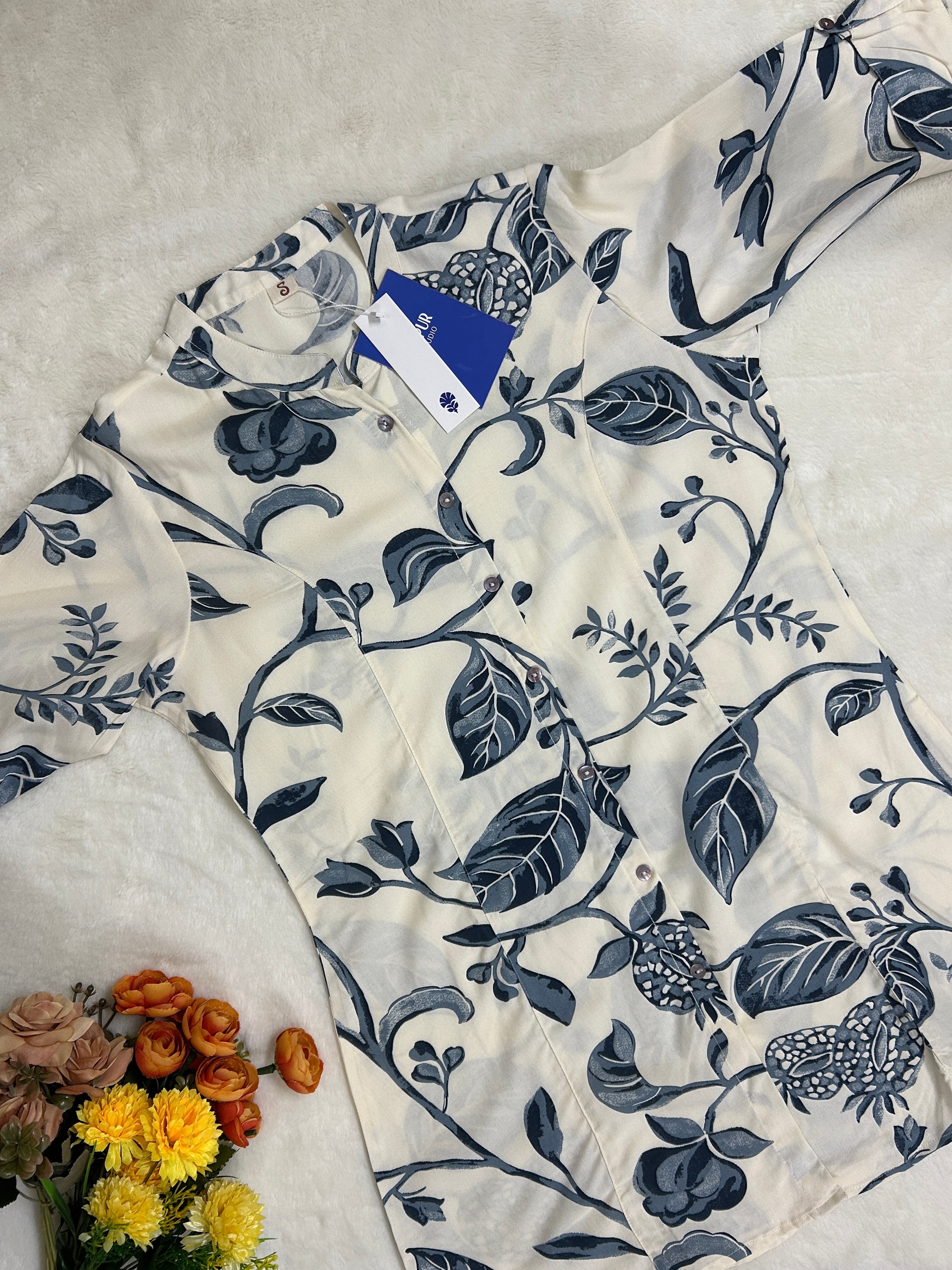 White Breathable Rayon Casual Short Top - The Jaipur Studio