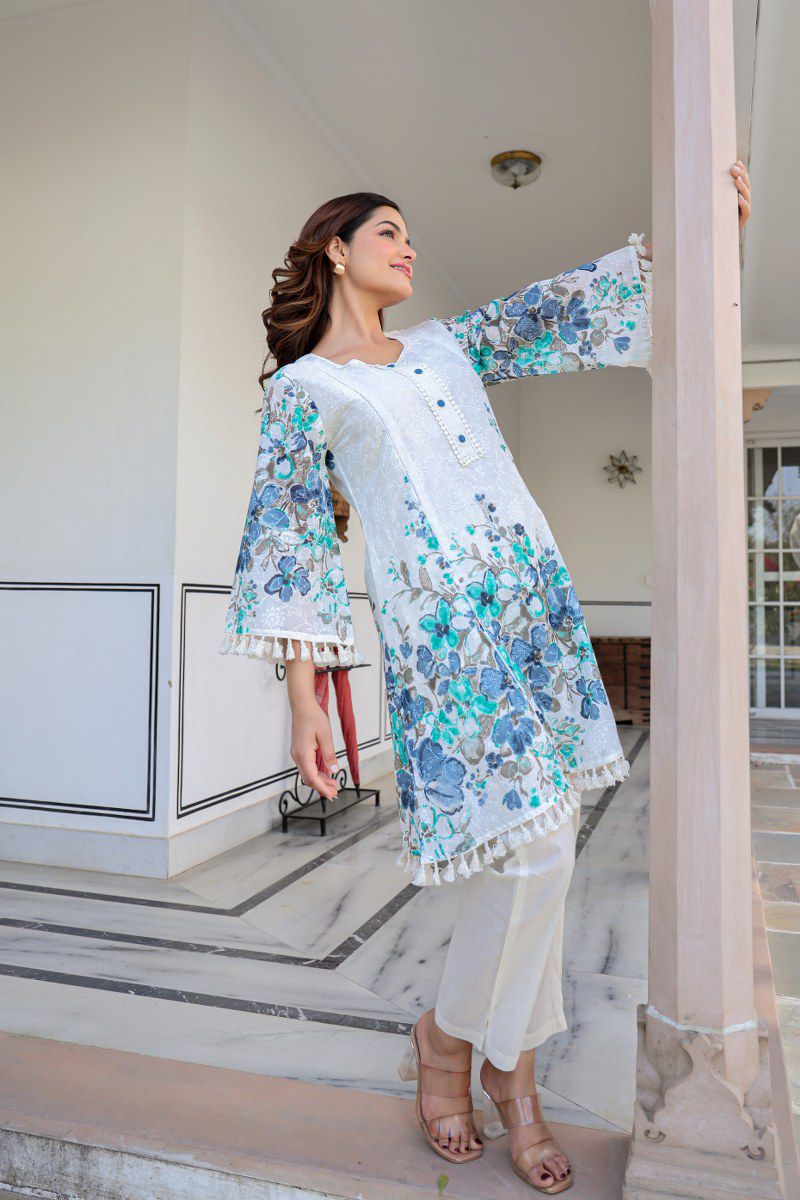 Kashvi Premium Mul Cotton Floral Coord Set - The Jaipur Studio
