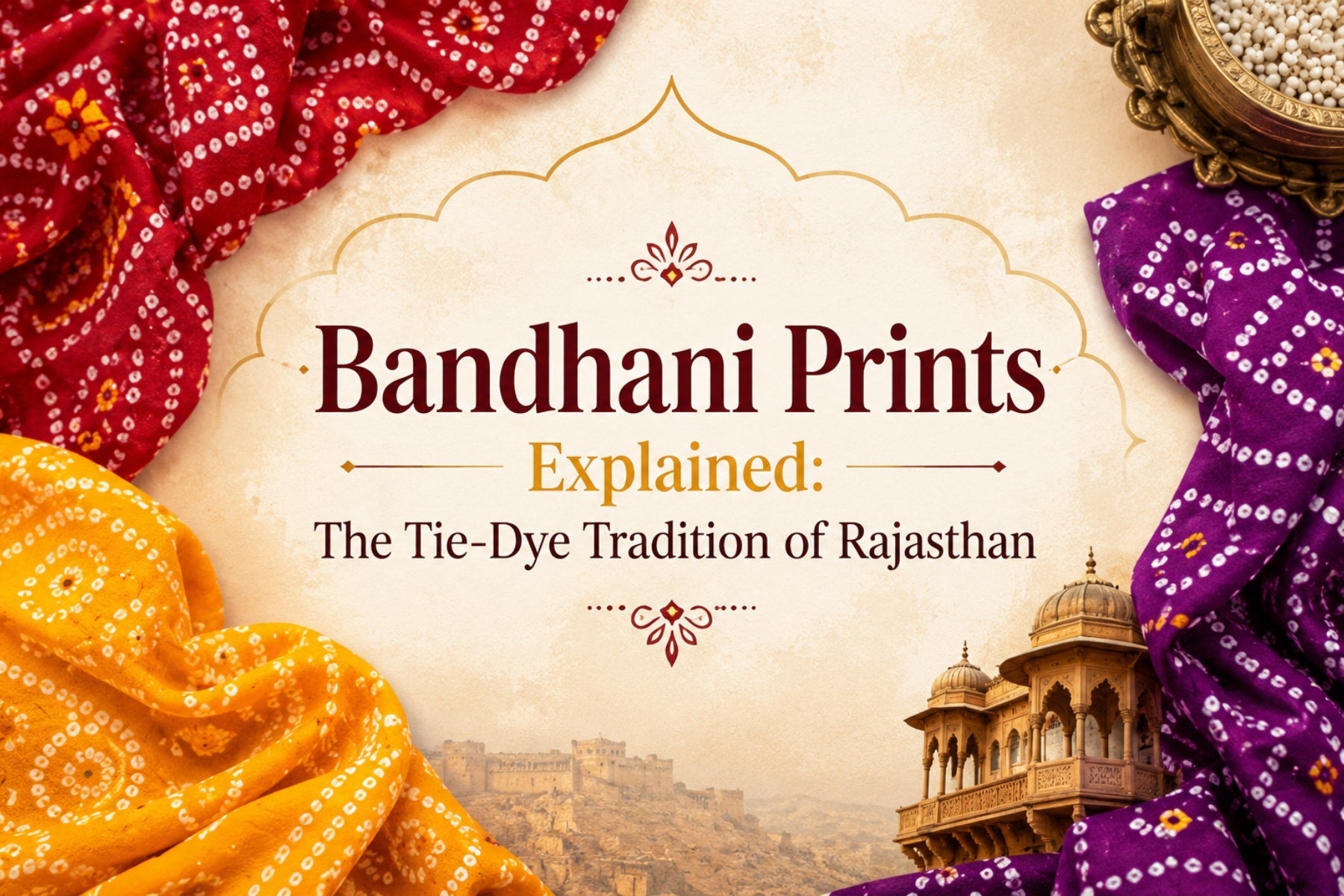Bandhani Prints Explained: Rajasthan’s Tie-Dye Art