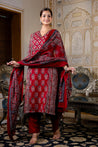 Noor Cotton Embroidered Pant Set - The Jaipur Studio