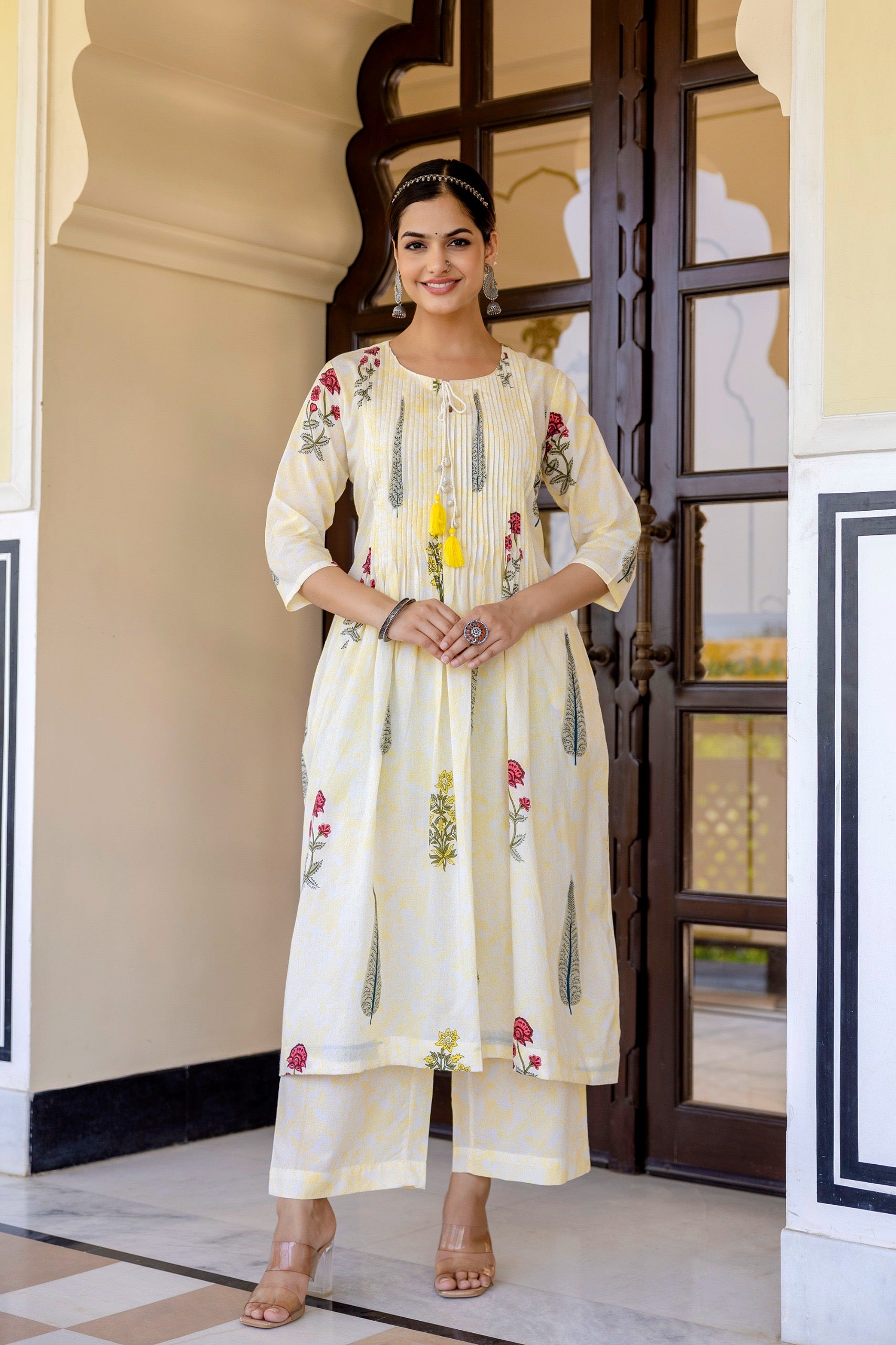 Sumira Handblock Premium Cotton Pant Set